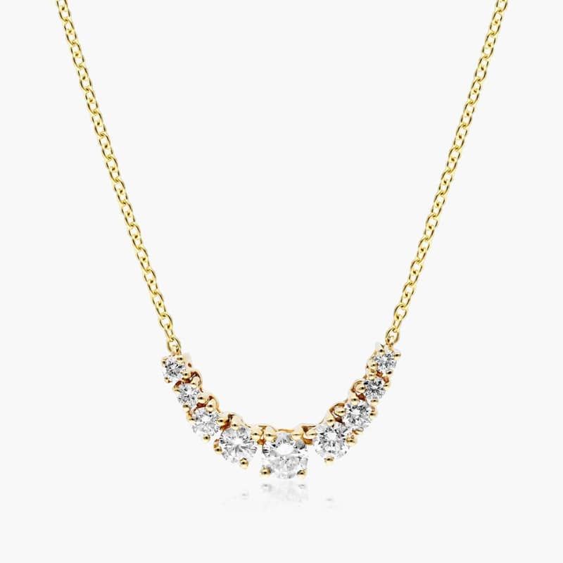 Graduated Diamond Necklace In 14K Yellow Gold By James Allen