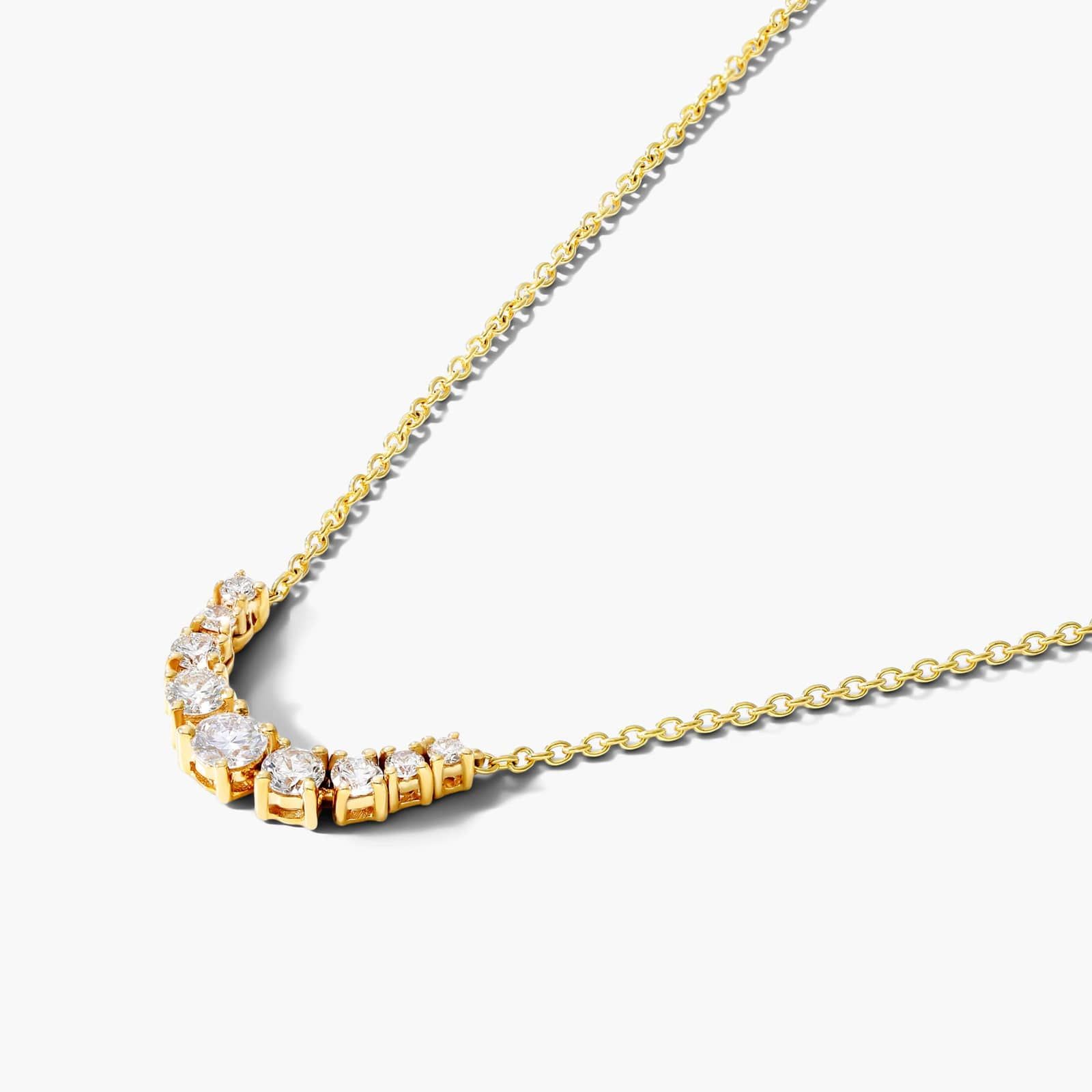 Graduated Diamond Necklace In 14K Yellow Gold By James Allen