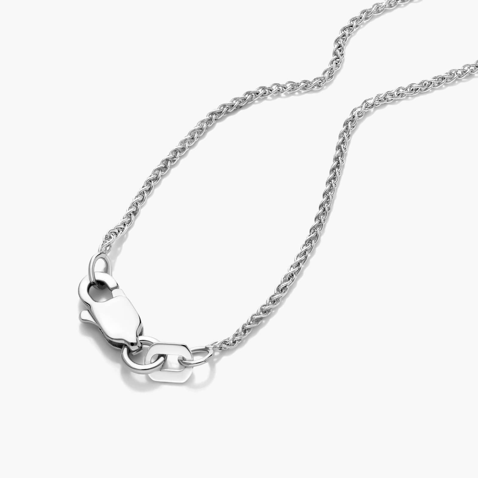 Jasmine Flower Diamond Pendant In 14K White Gold By James Allen