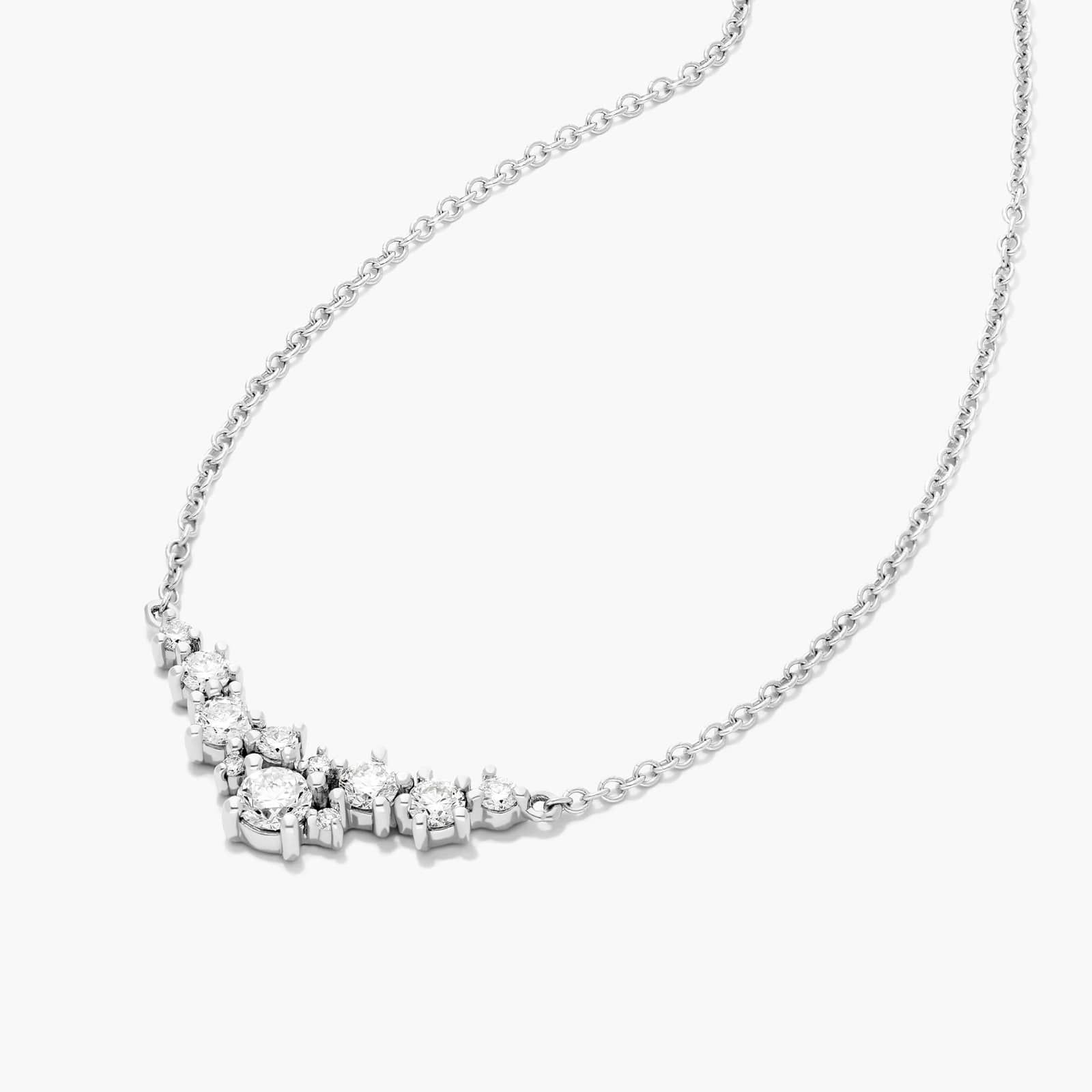 Cosmos Lab-Grown Diamond Necklace In 14K White Gold By James Allen
