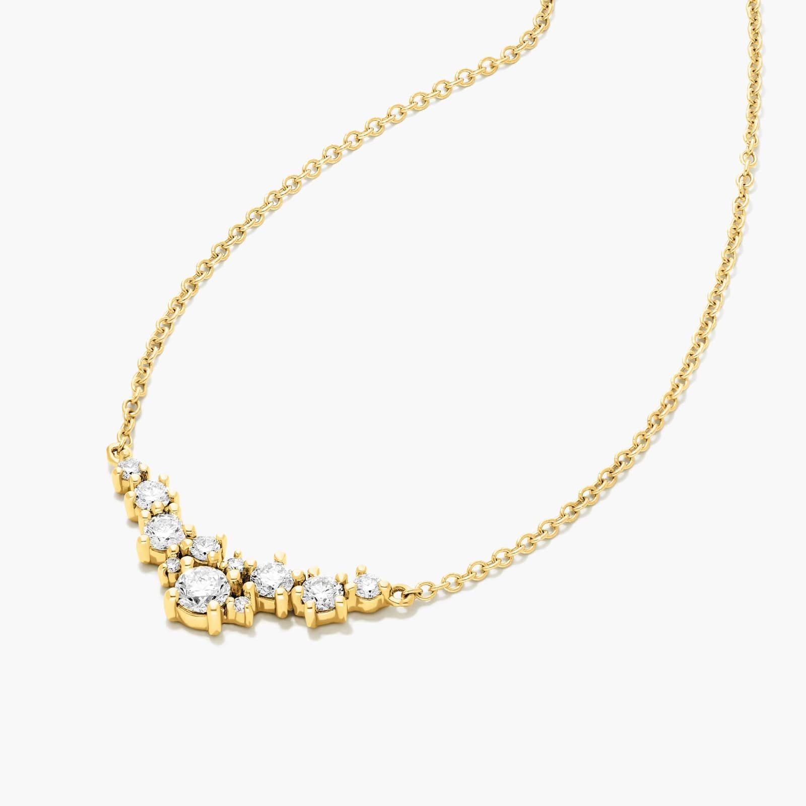 Cosmos Diamond Necklace In 14K Yellow Gold By James Allen