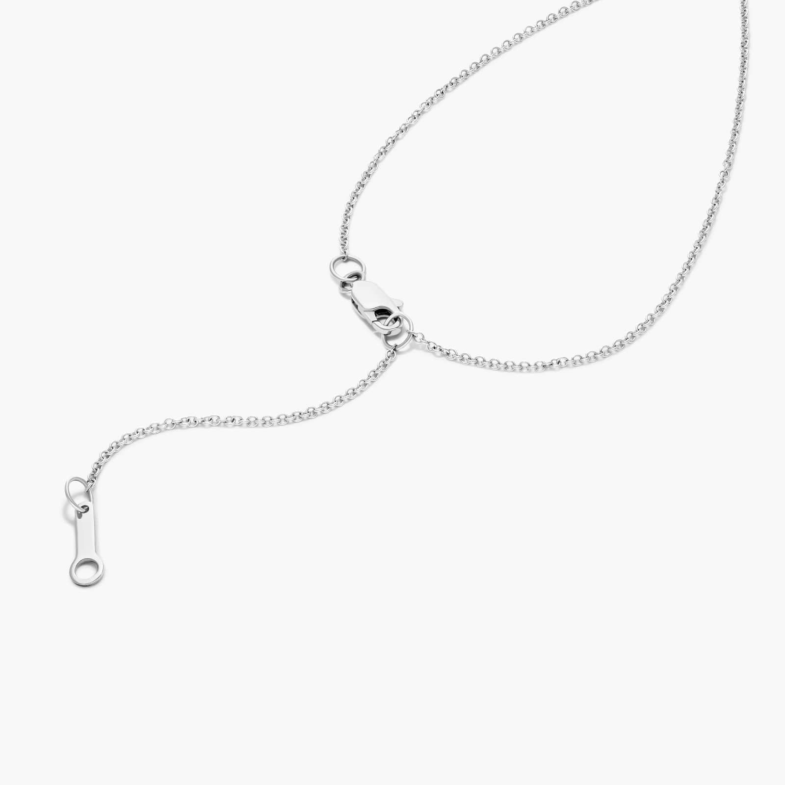Fancy Cluster Lab-Grown Diamond Necklace In 14K White Gold By James Allen