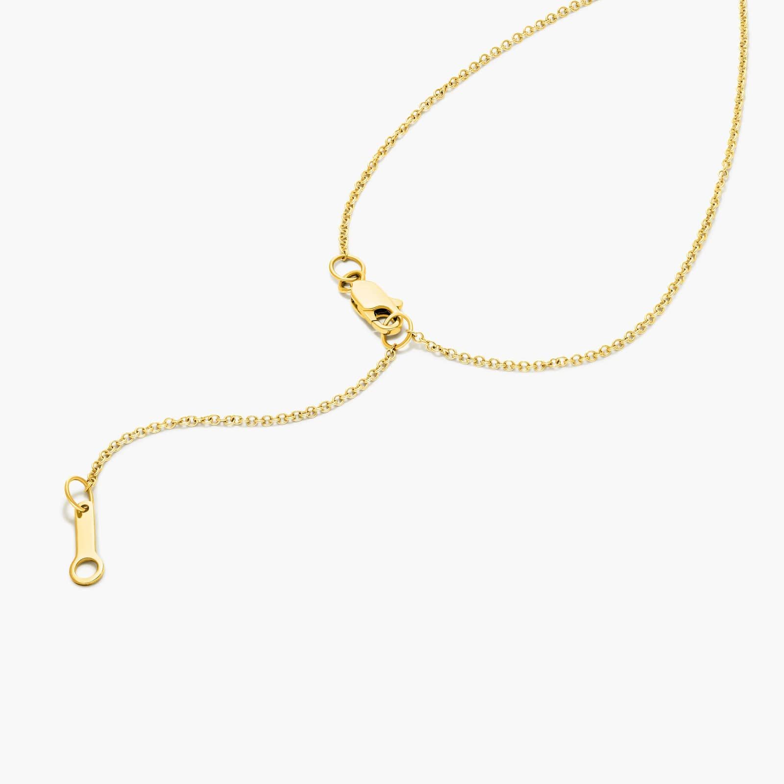 Fancy Cluster Lab-Grown Diamond Necklace In 14K Yellow Gold By James Allen