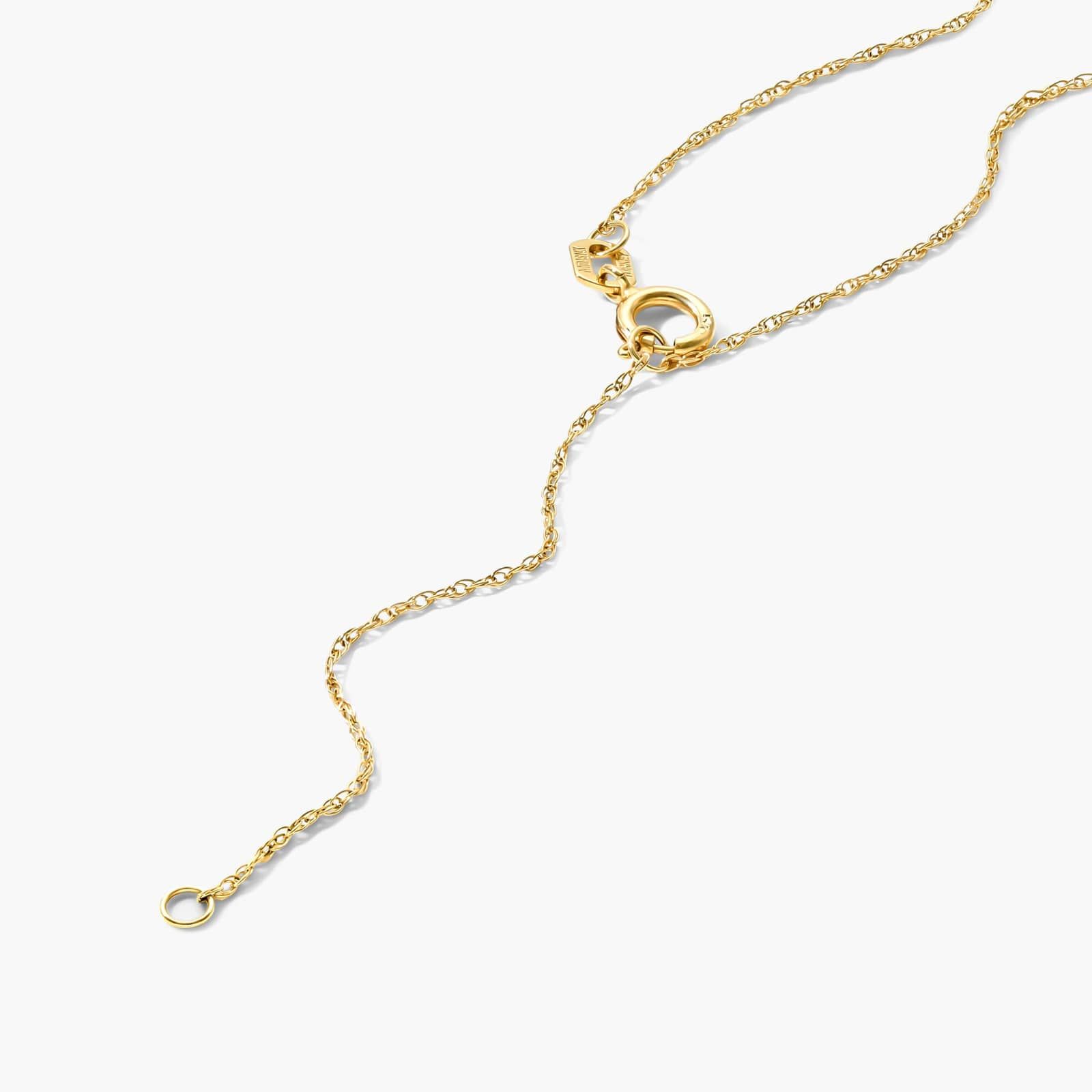 14K Yellow Gold Mini Four Leaf Clover Necklace By James Allen
