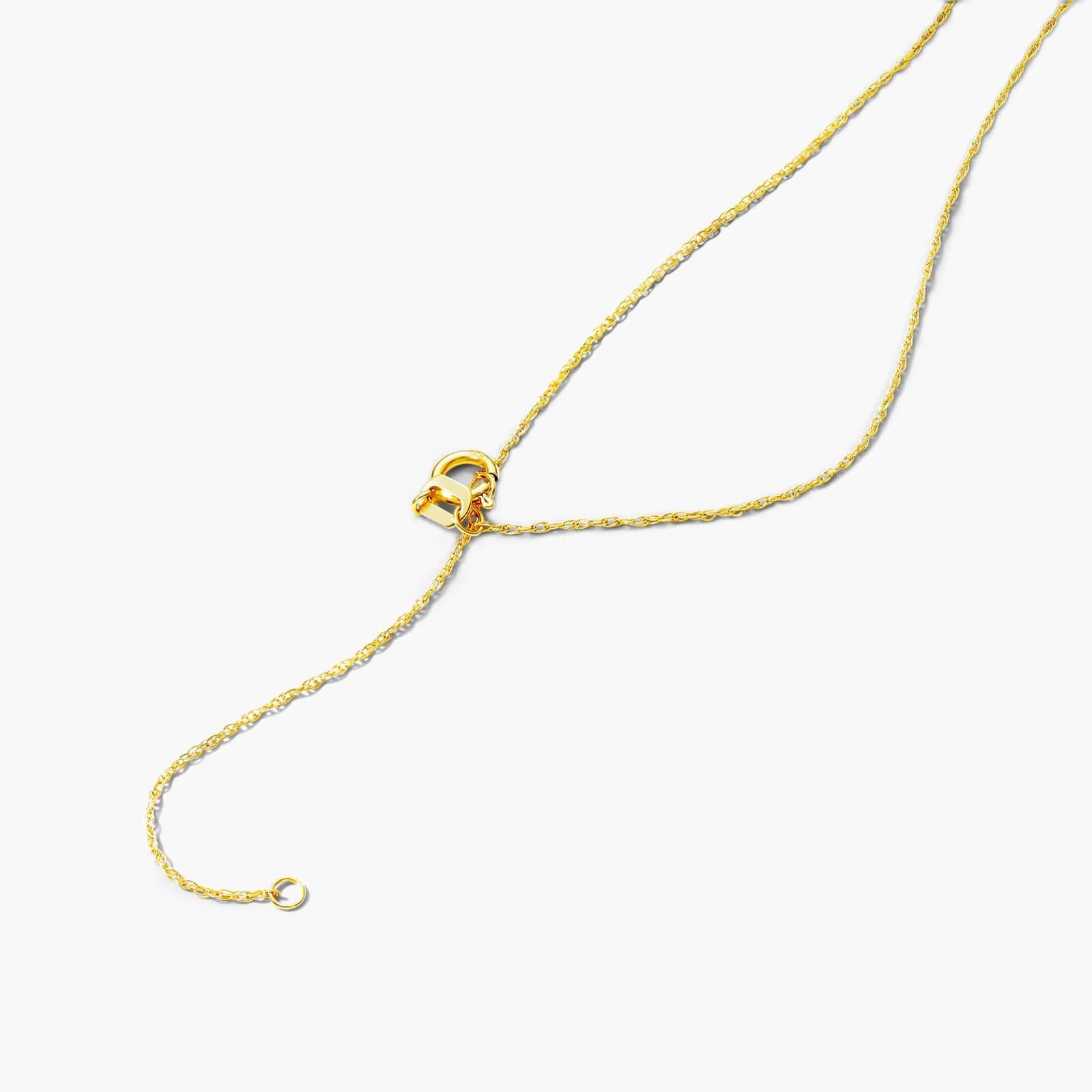 14K Yellow Gold Mini Dog Tag Necklace By James Allen