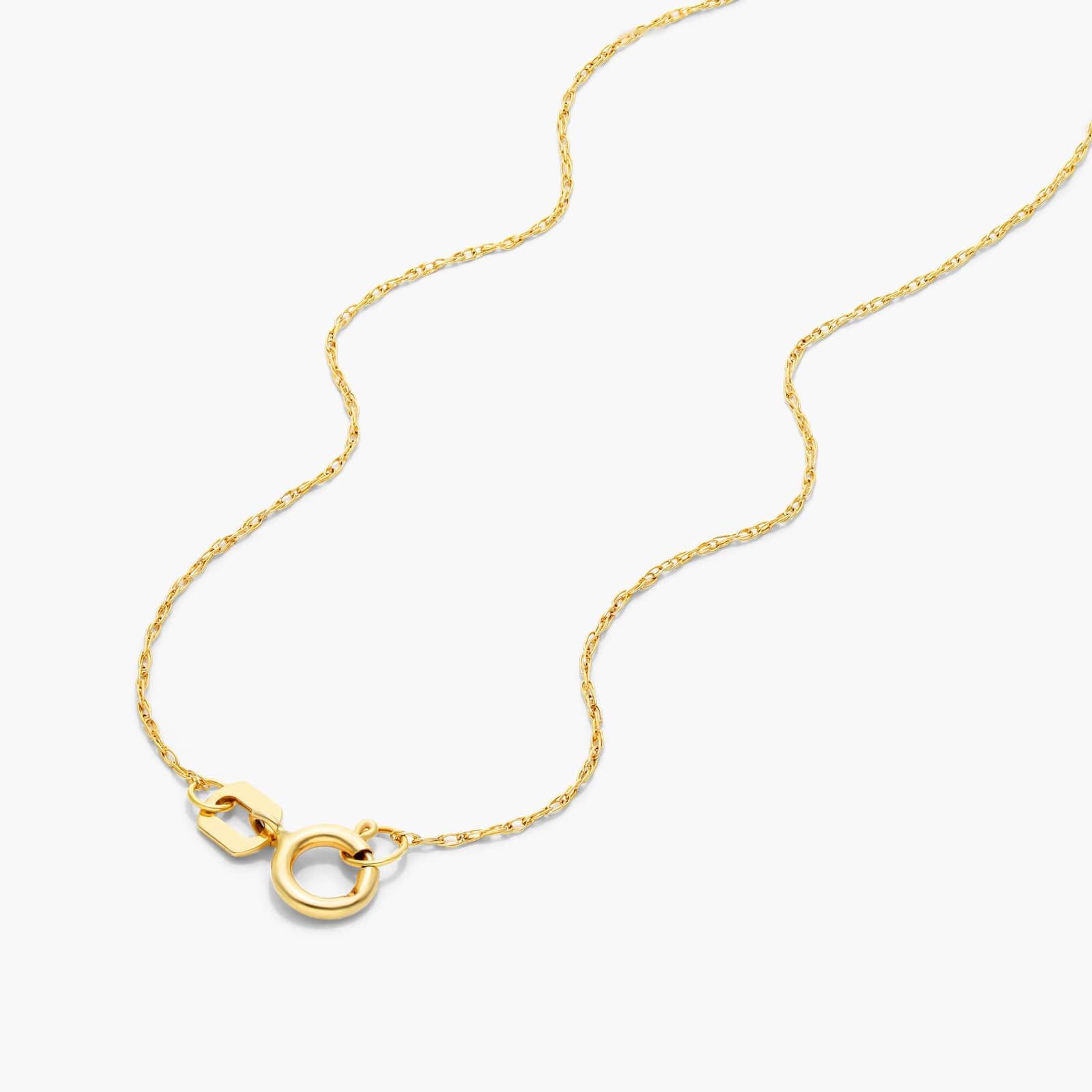 14K Yellow Gold Ellipse Pendant Necklace By James Allen