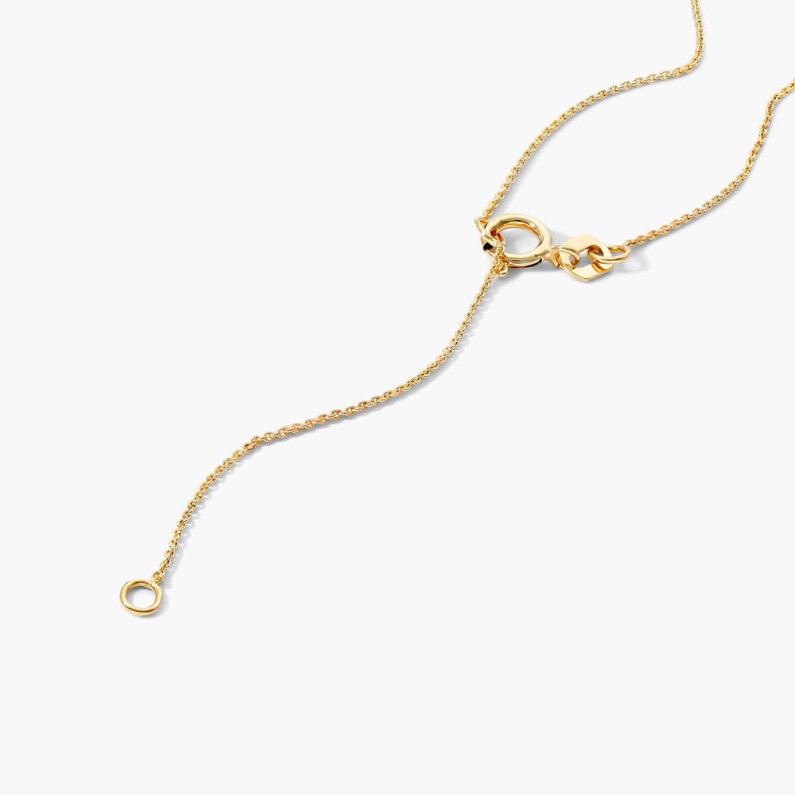 14K Yellow Gold Oval Emerald Birthstone Necklace By James Allen