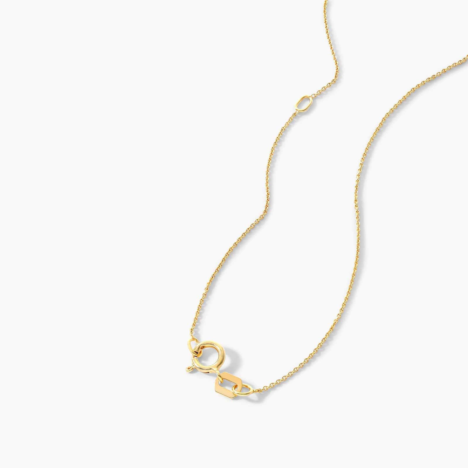 14K Yellow Gold Garnet Birthstone Necklace By James Allen