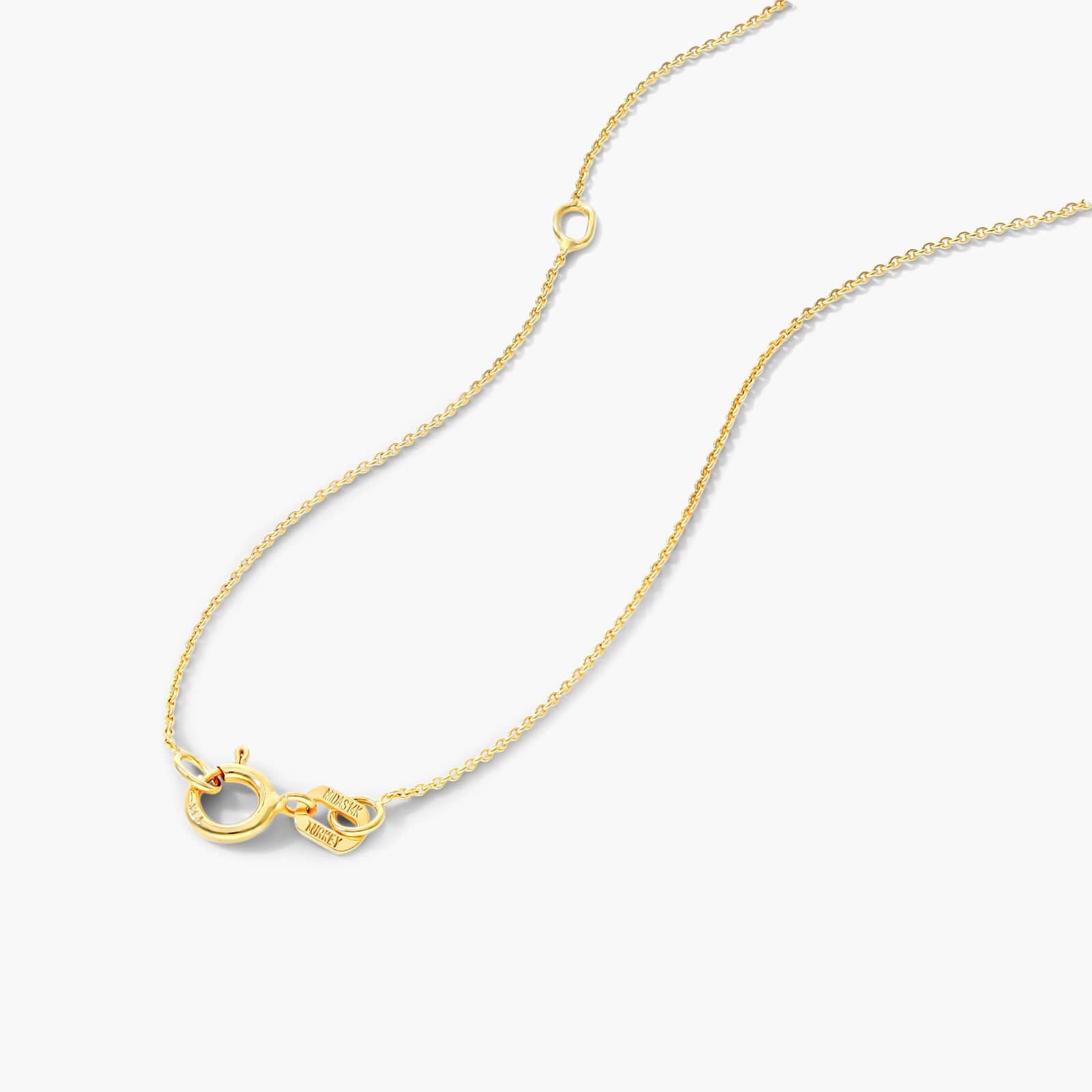 14K Yellow Gold Emerald Birthstone Necklace By James Allen