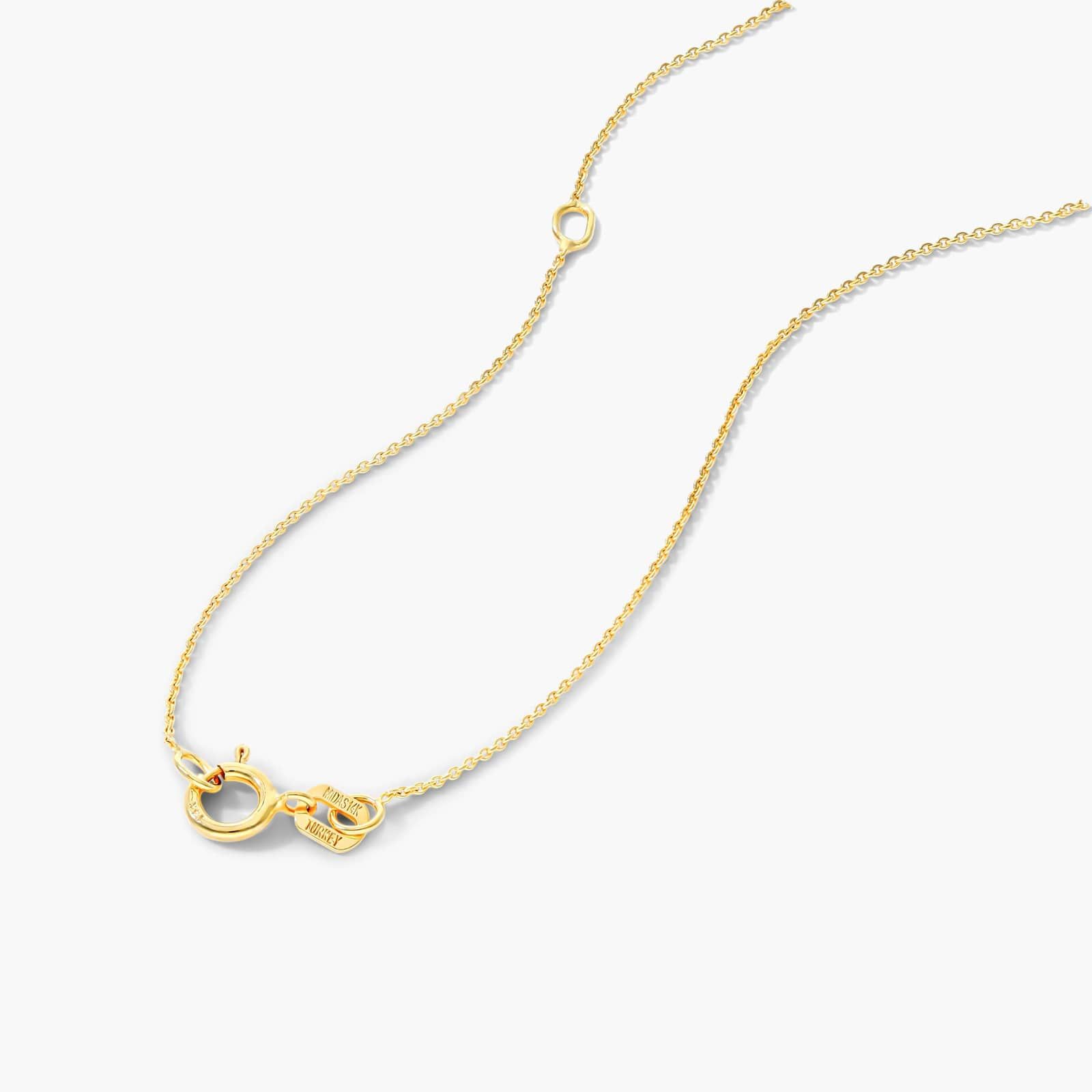 14K Yellow Gold Citrine Birthstone Necklace By James Allen