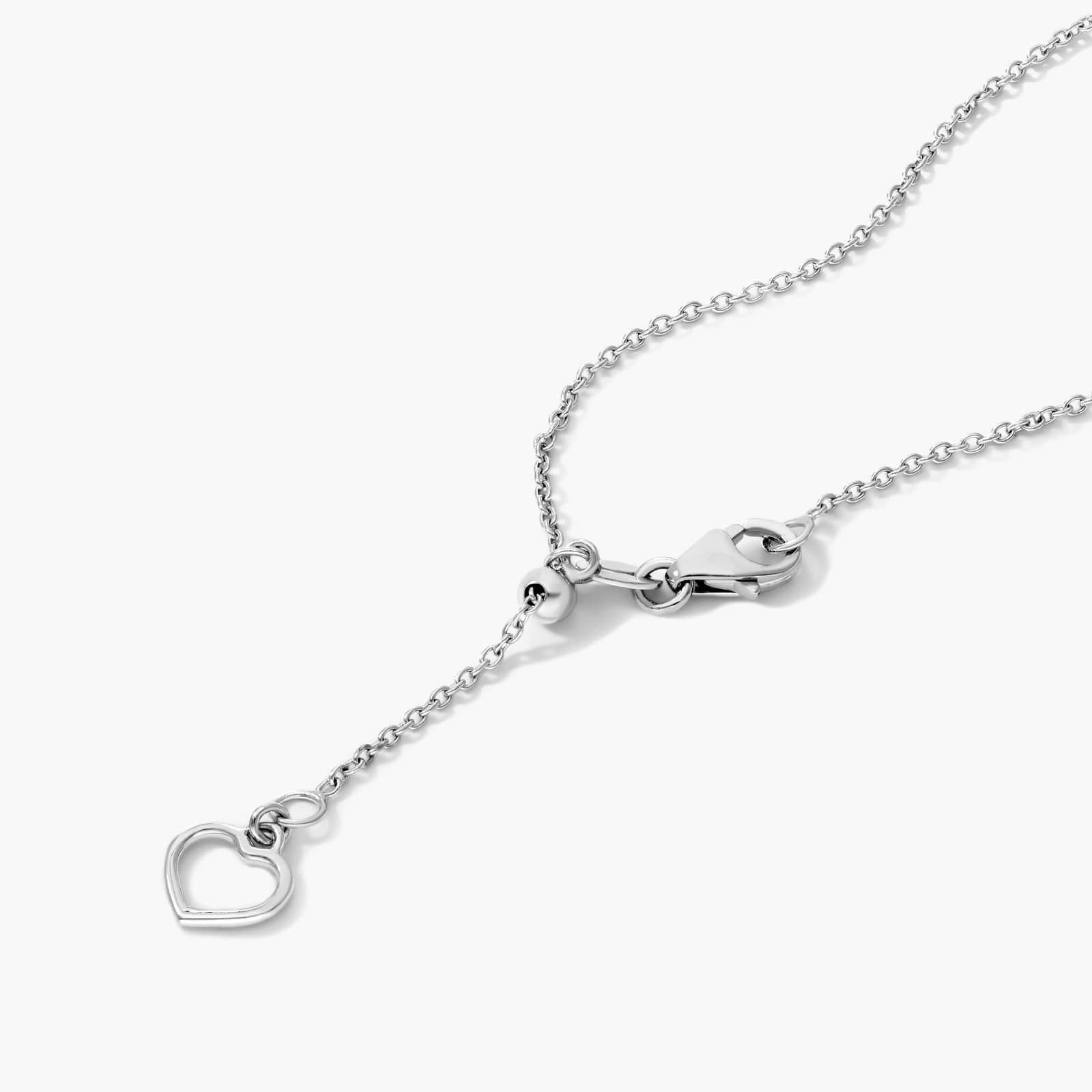 Shared Prong Diamond Cross Necklace (1 CTW) In 14K White Gold By James Allen