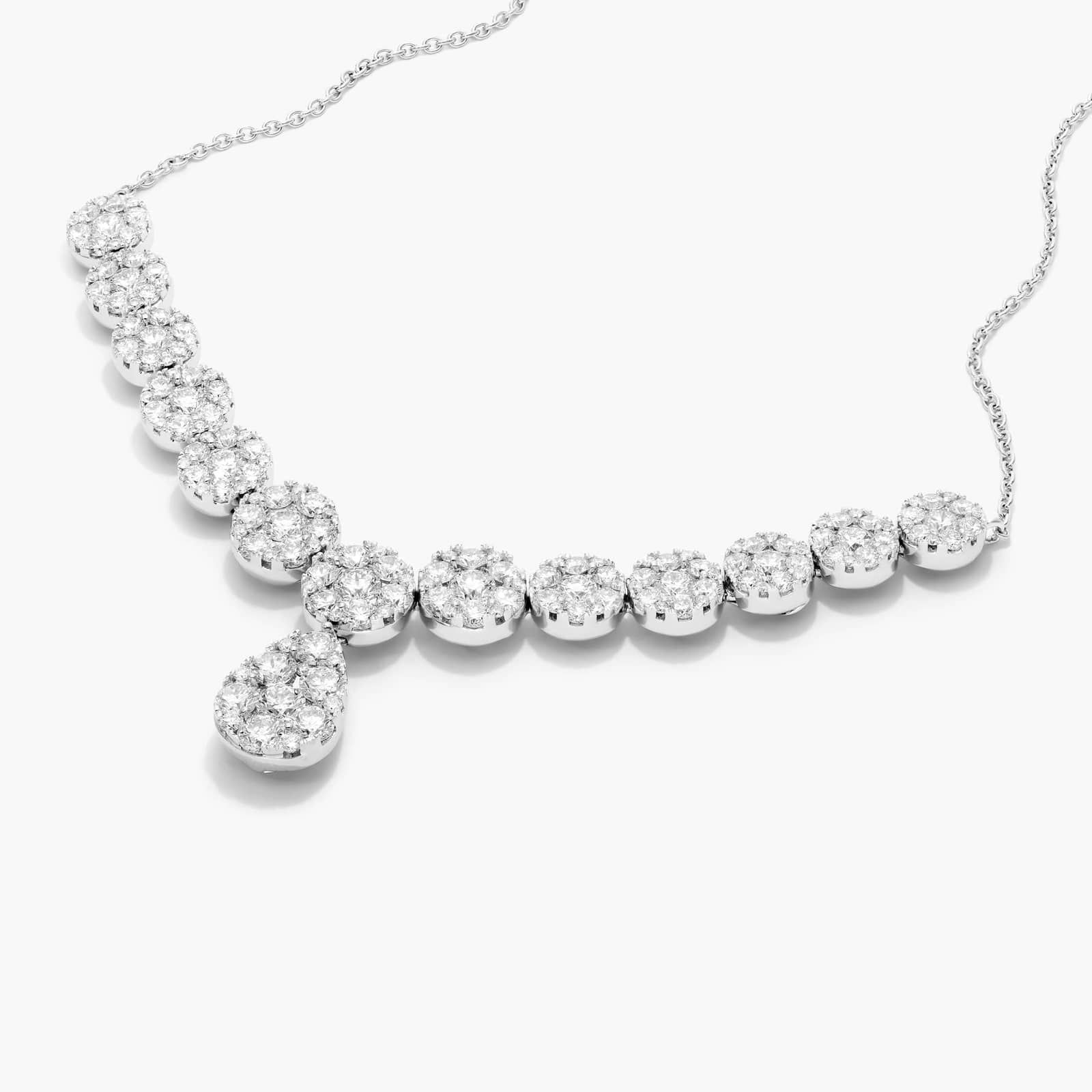 Mirage Diamond Necklace In 14K White Gold By James Allen