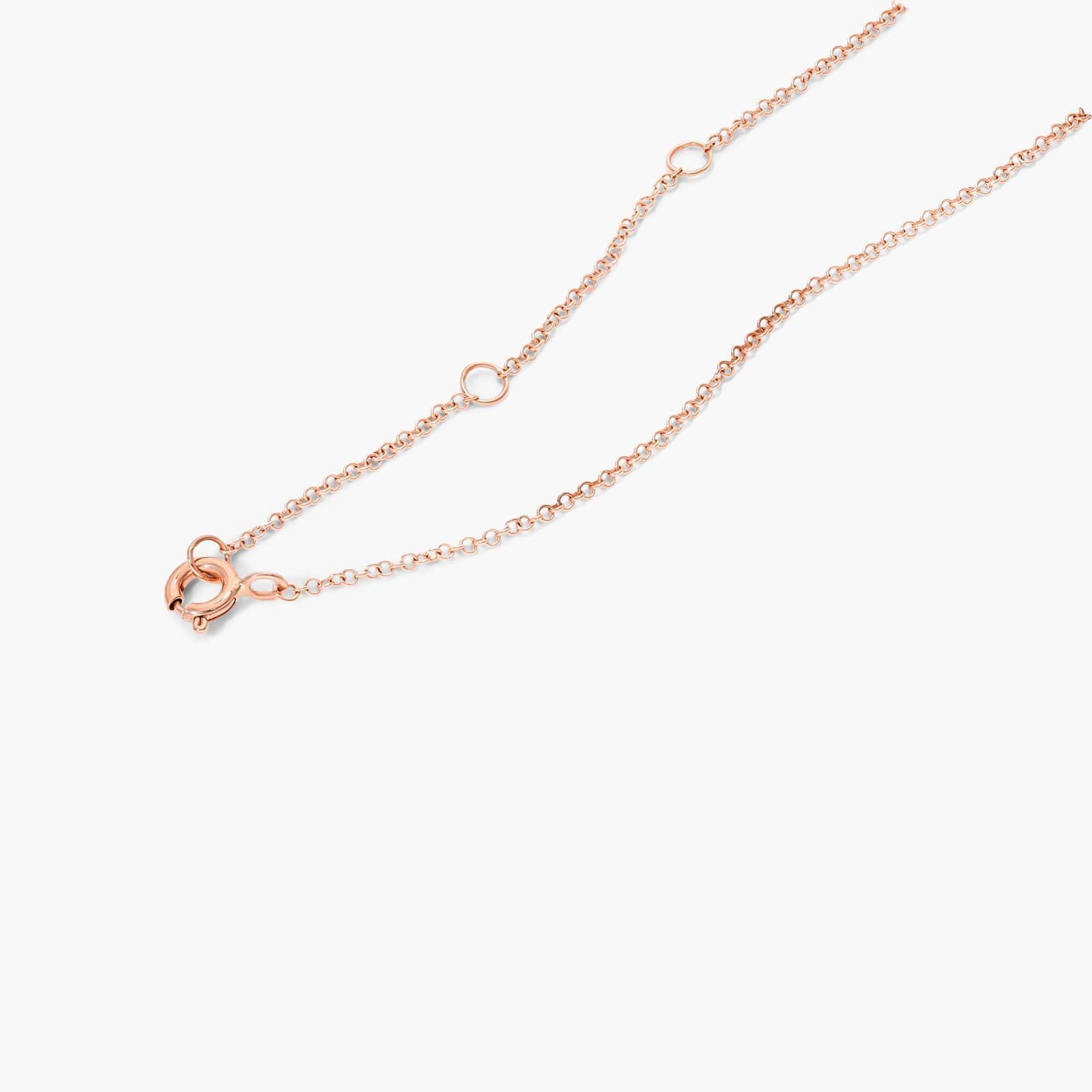 Lucky Clover Diamond Necklace In 14K Rose Gold By James Allen