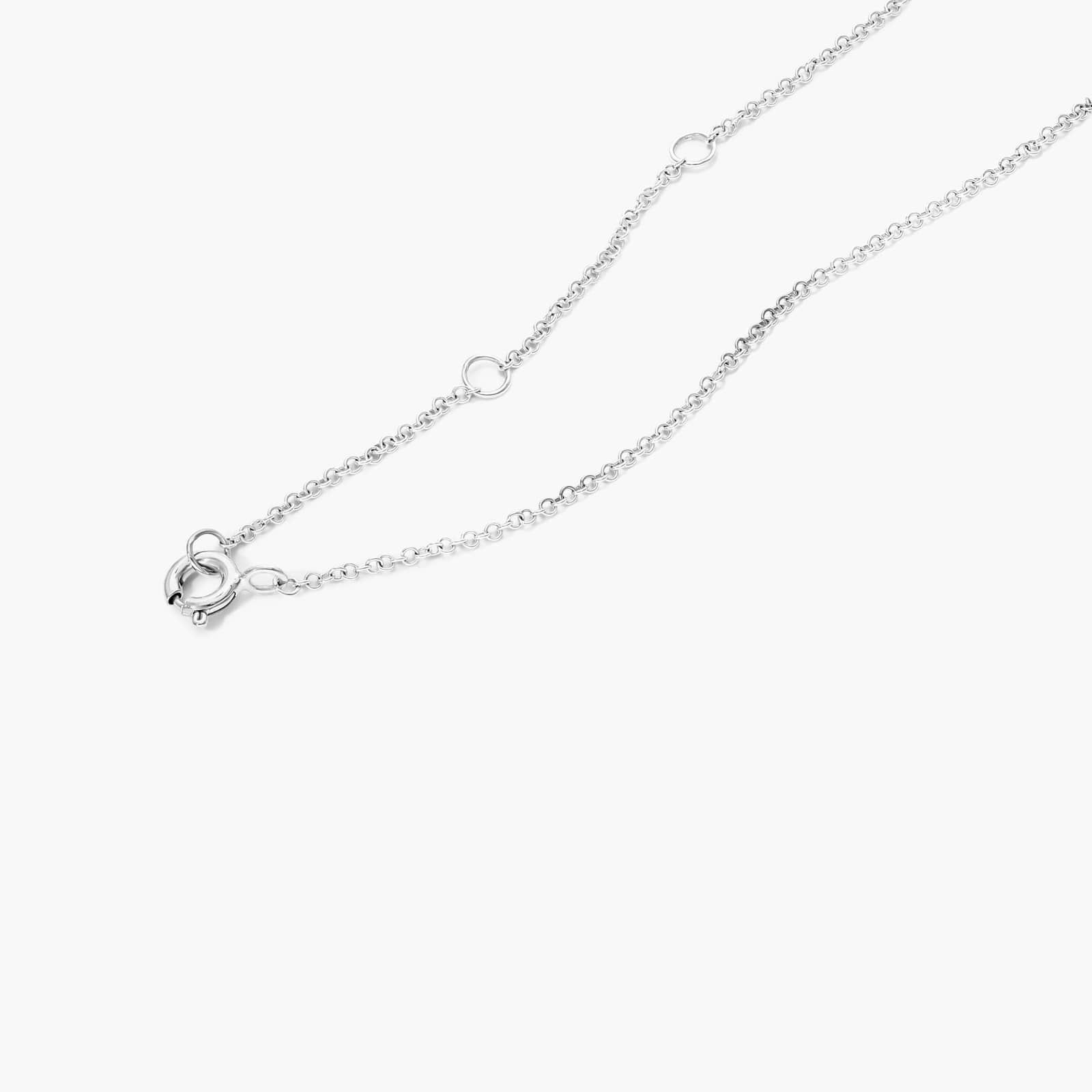 Lucky Clover Diamond Necklace In 14K White Gold By James Allen
