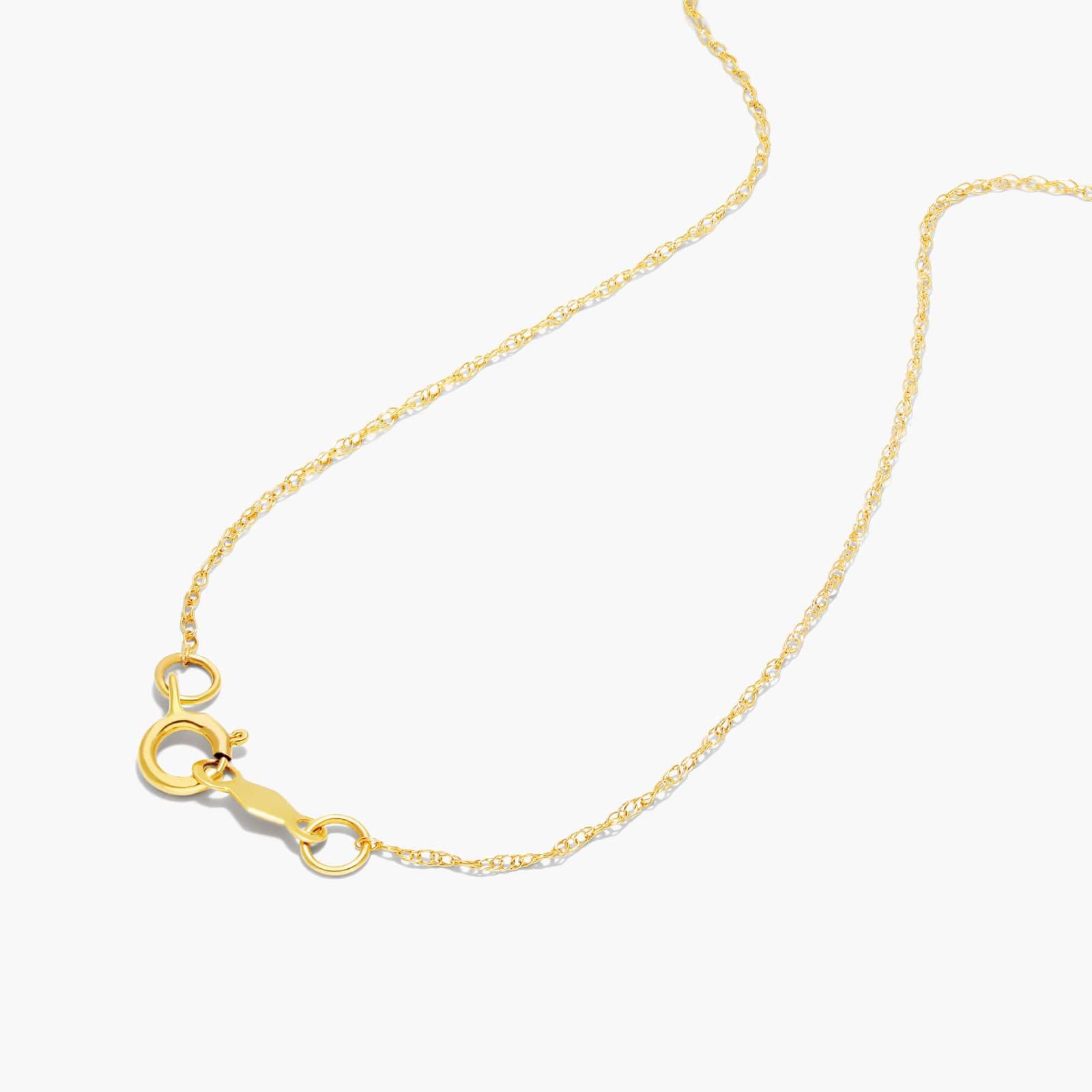 14K Yellow Gold Oval Halo Garnet and Diamond Necklace By James Allen