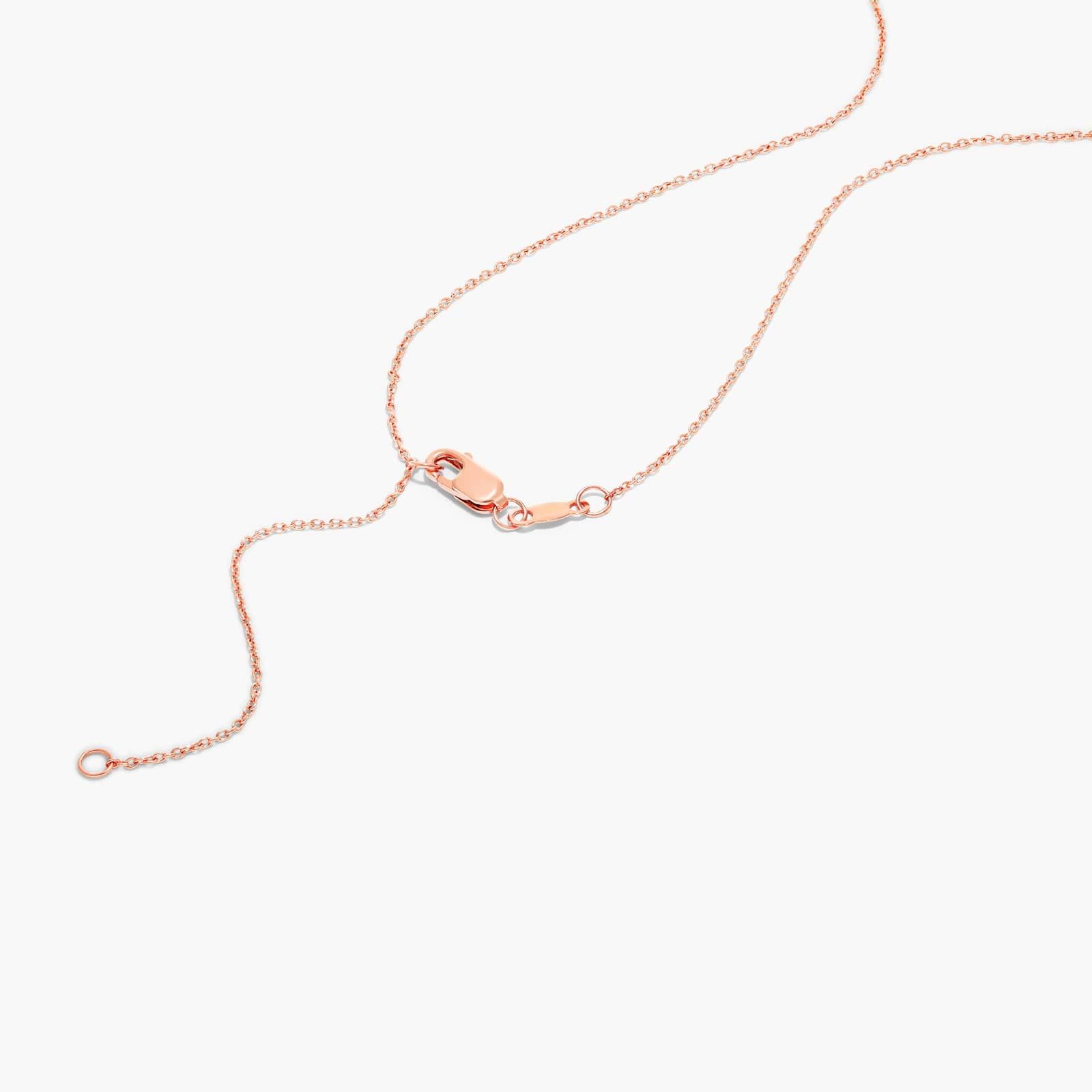 Luminance Lab-Grown Diamond Necklace In 14K Rose Gold By James Allen