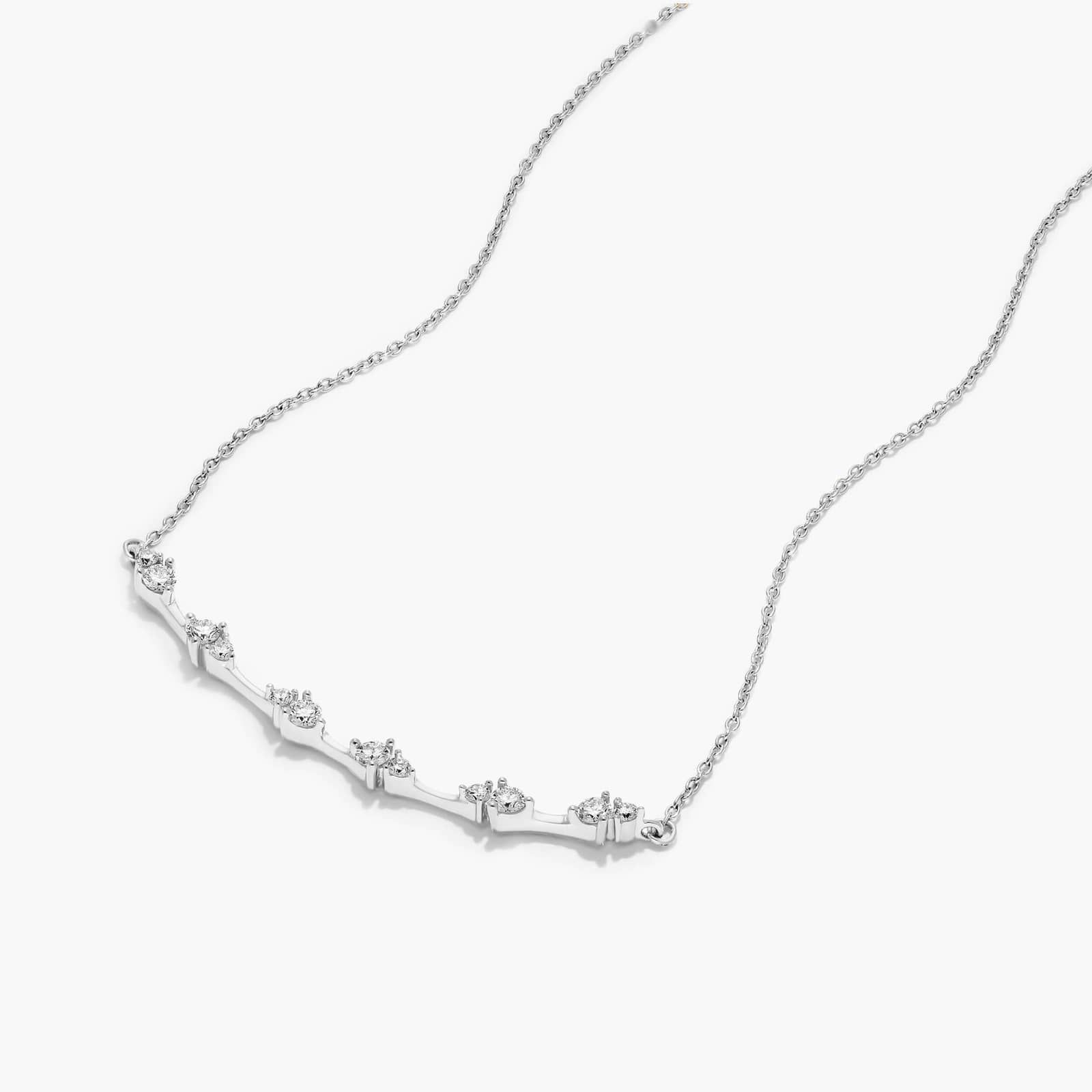 Luminance Lab-Grown Diamond Necklace In 14K White Gold By James Allen