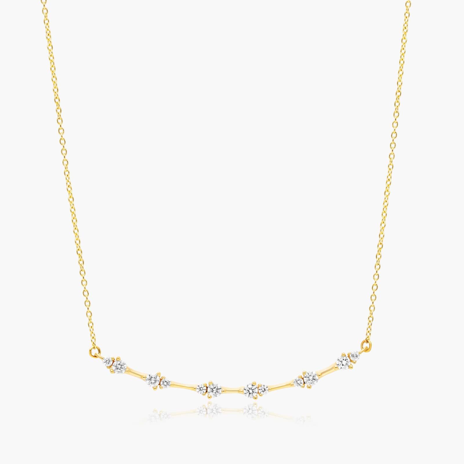 Luminance Lab-Grown Diamond Necklace In 14K Yellow Gold By James Allen