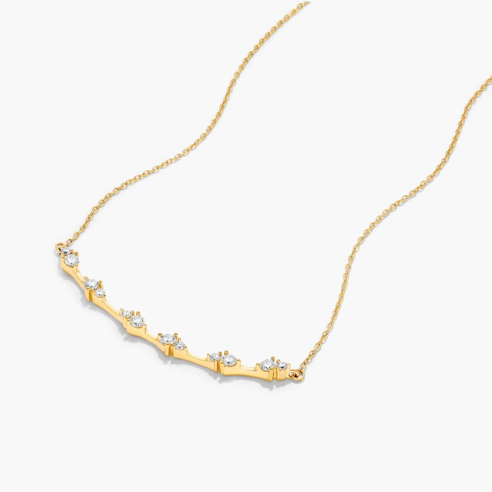 Luminance Lab-Grown Diamond Necklace In 14K Yellow Gold By James Allen