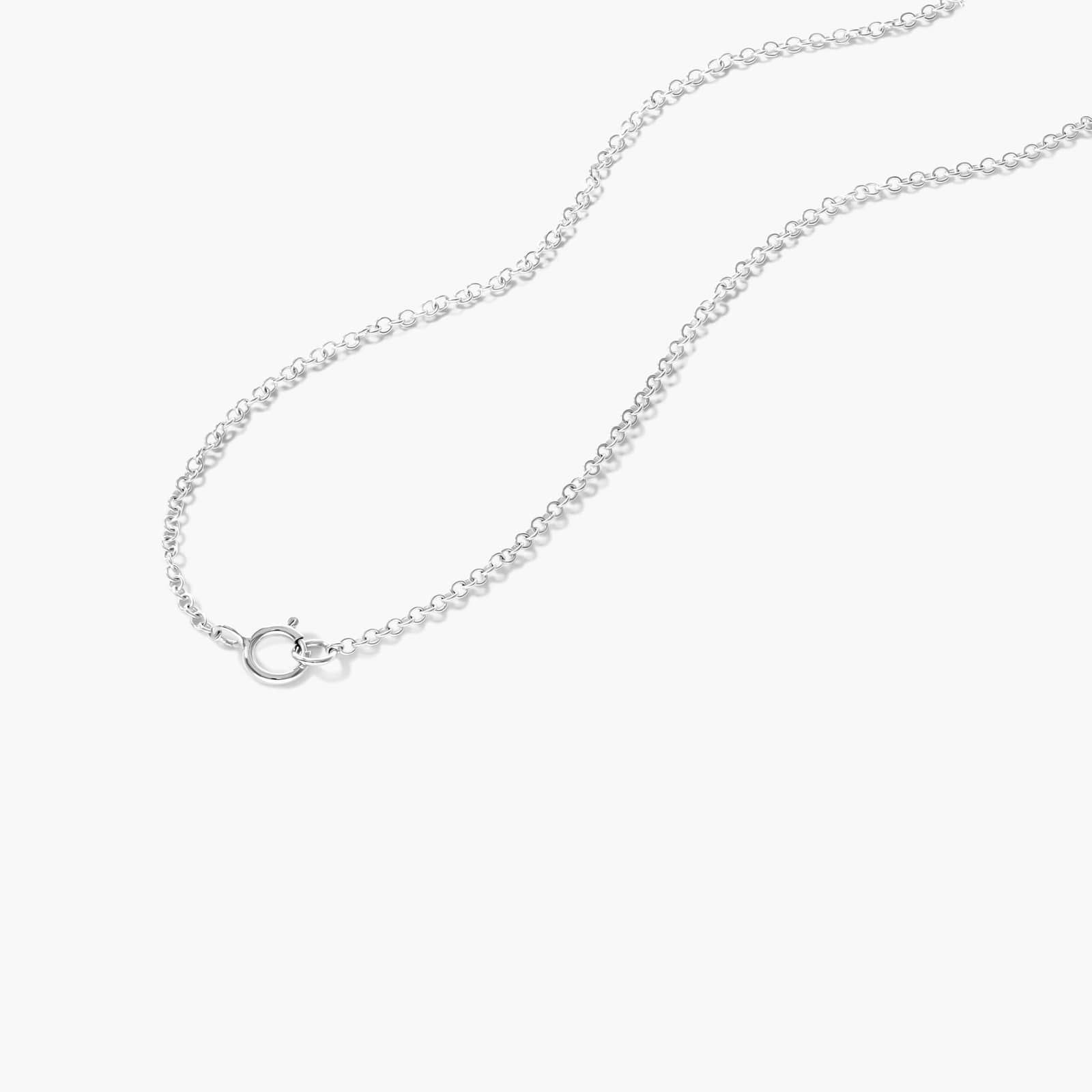 14K White Gold Imperial Emerald and Diamond Necklace By James Allen