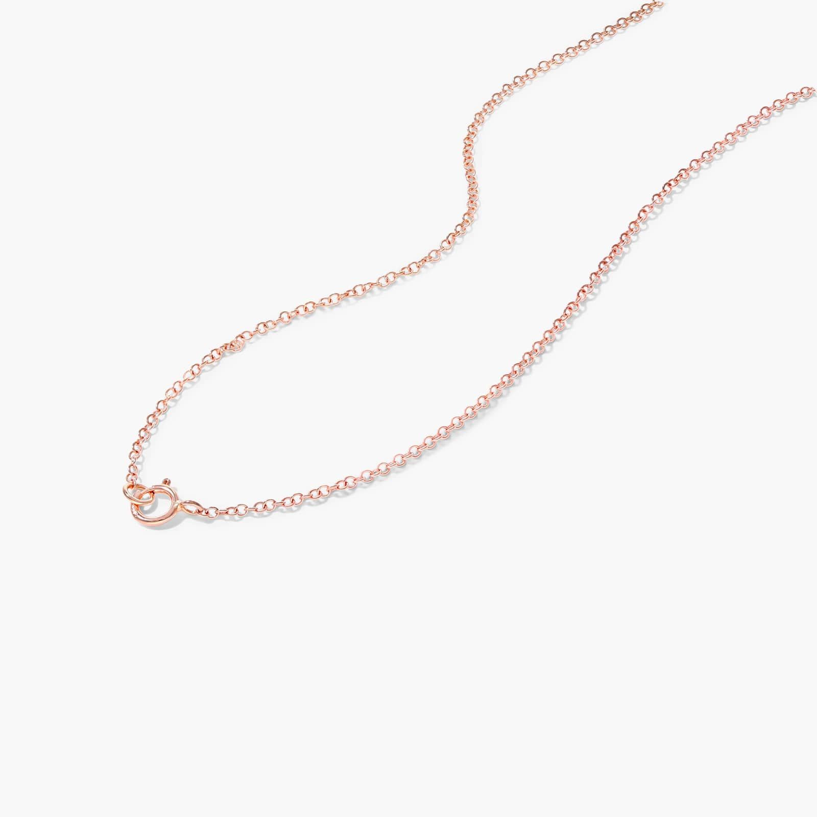 14K Rose Gold Imperial Ruby and Diamond Necklace By James Allen