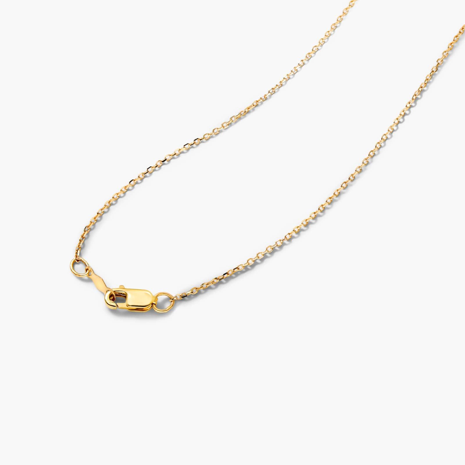 14K Yellow Gold Freshwater Pearl and Bezel Set Diamond Drop Necklace (8.0-8.5mm) By James Allen