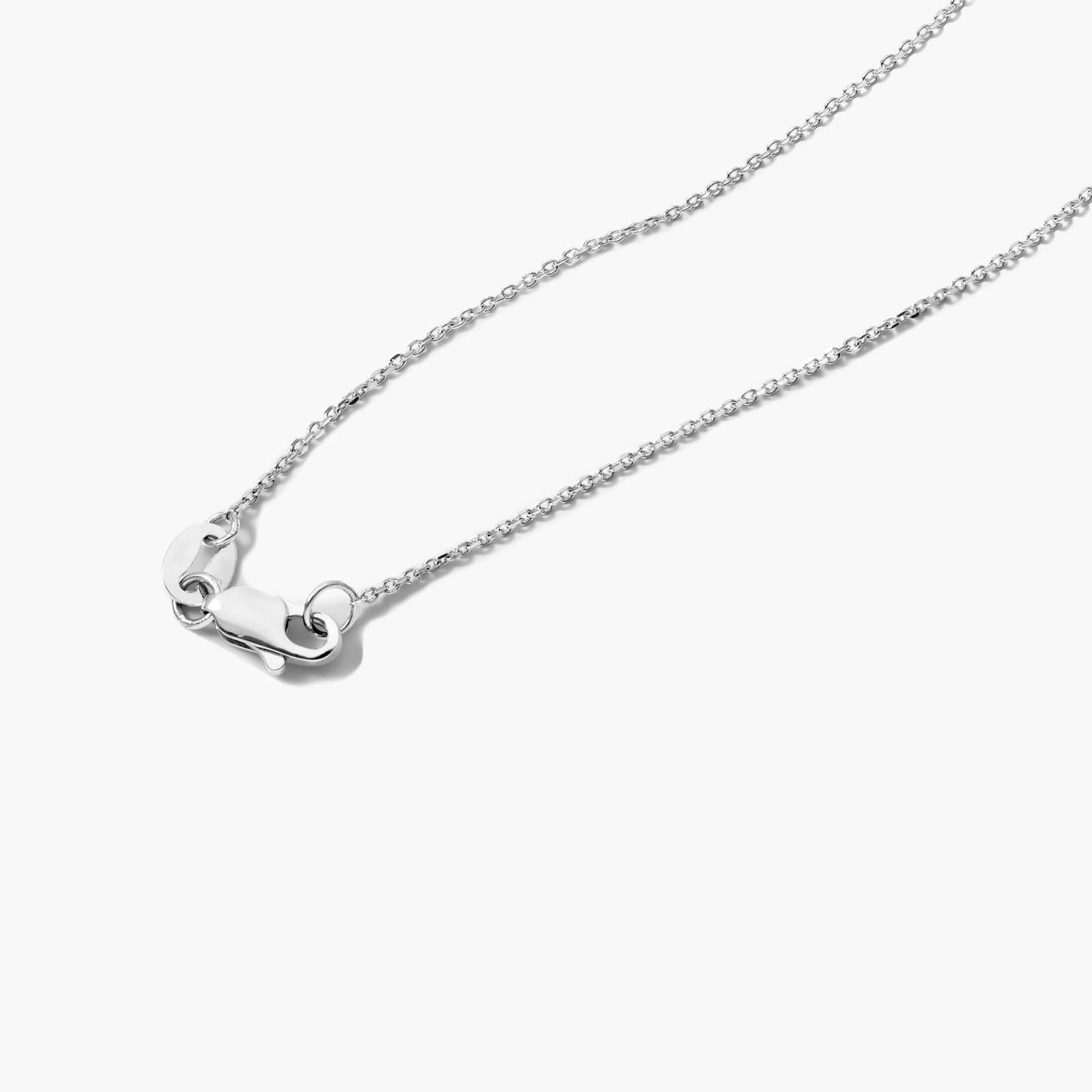 14K White Gold Tahitian Cultured Pearl and Diamond Necklace (10.0-11.0mm) By James Allen