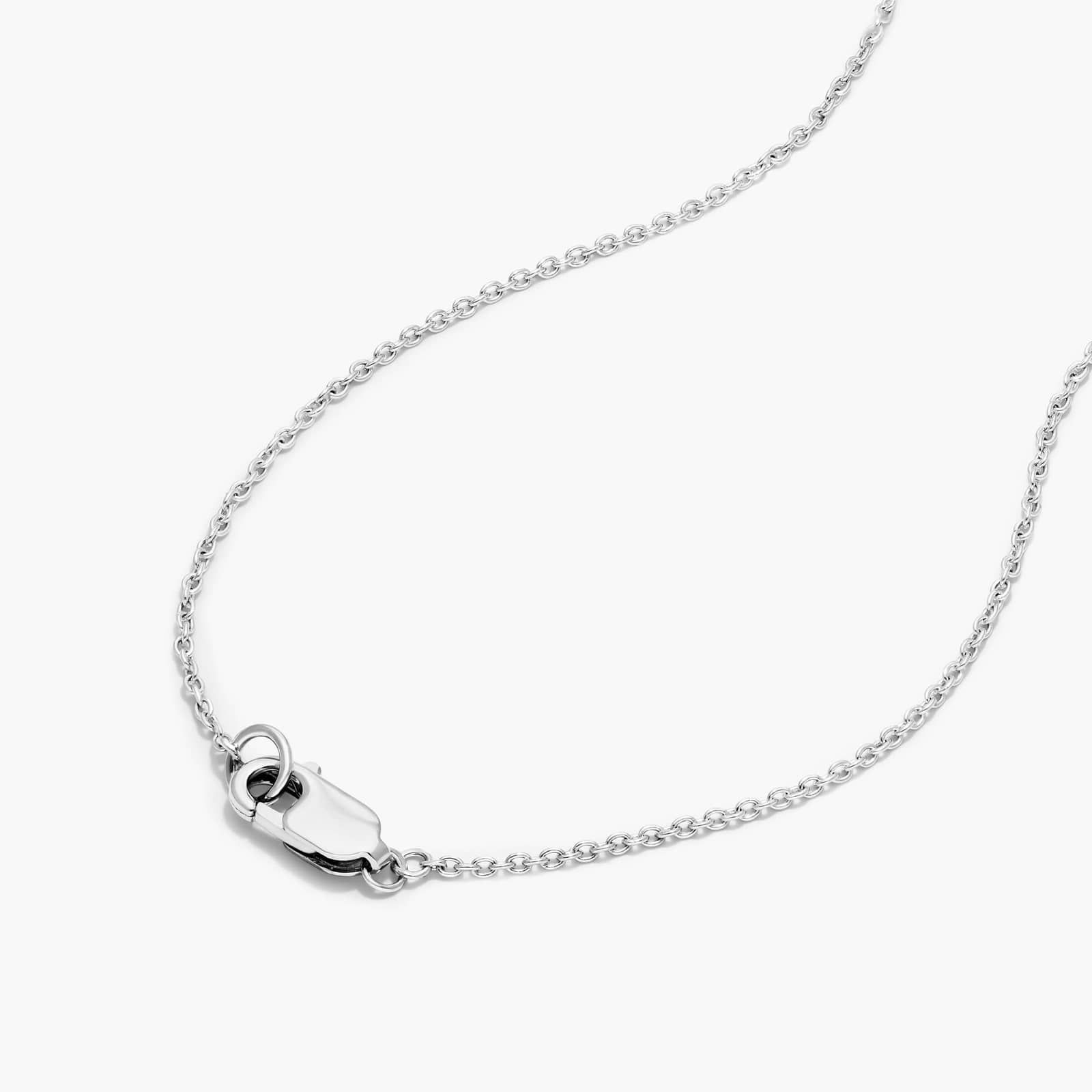 14K White Gold Allure Diamond Halo Tanzanite Necklace By James Allen