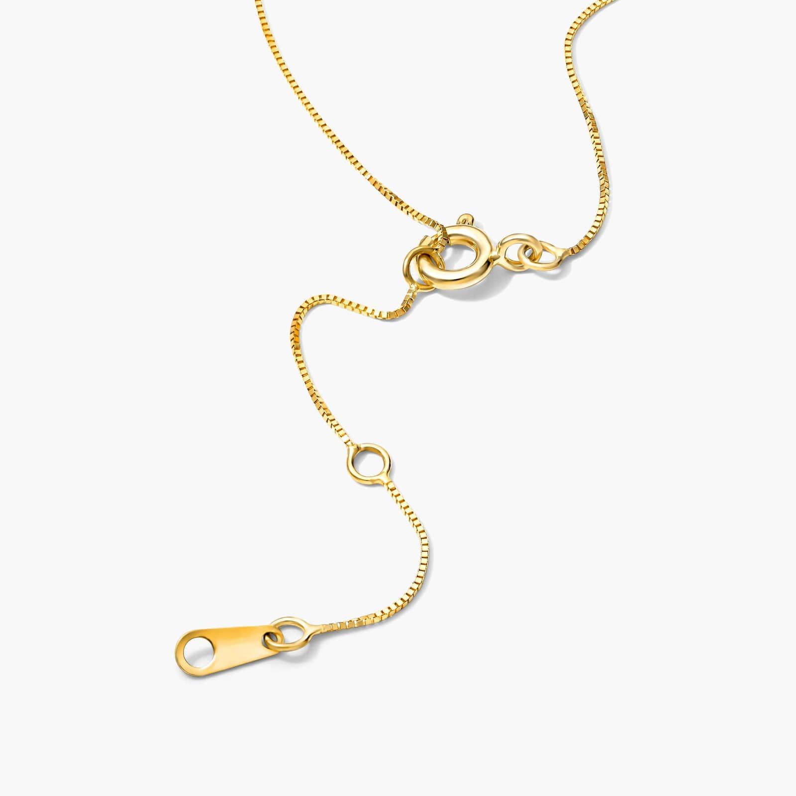 Seven Stone Halo Lab-Grown Diamond Necklace In 14K Yellow Gold By James Allen