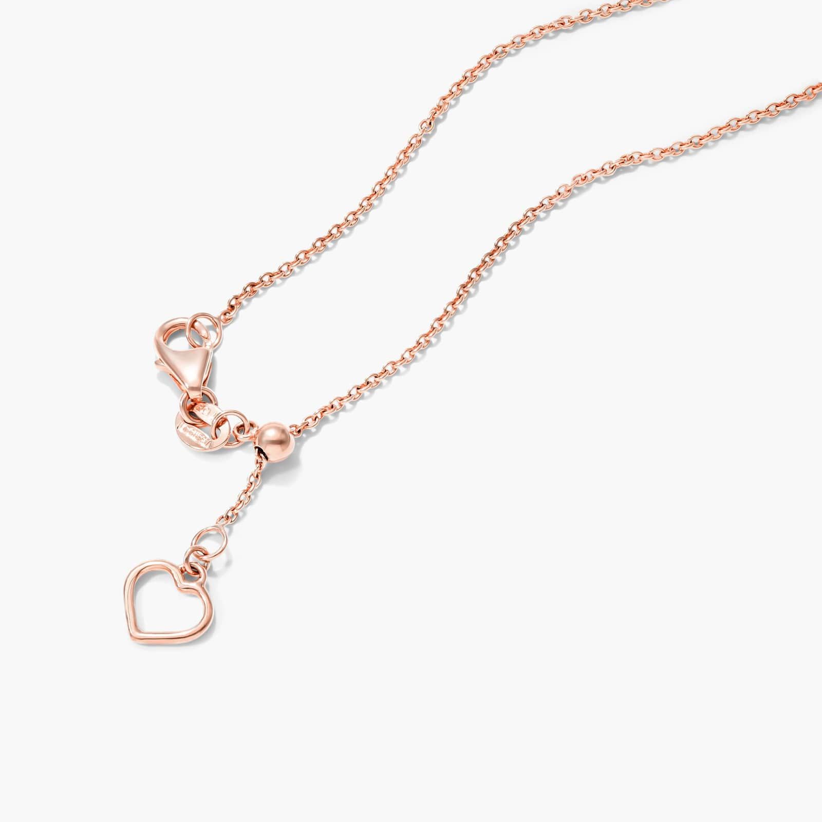 Cushion Halo Cluster Diamond Necklace In 14K Rose Gold By James Allen