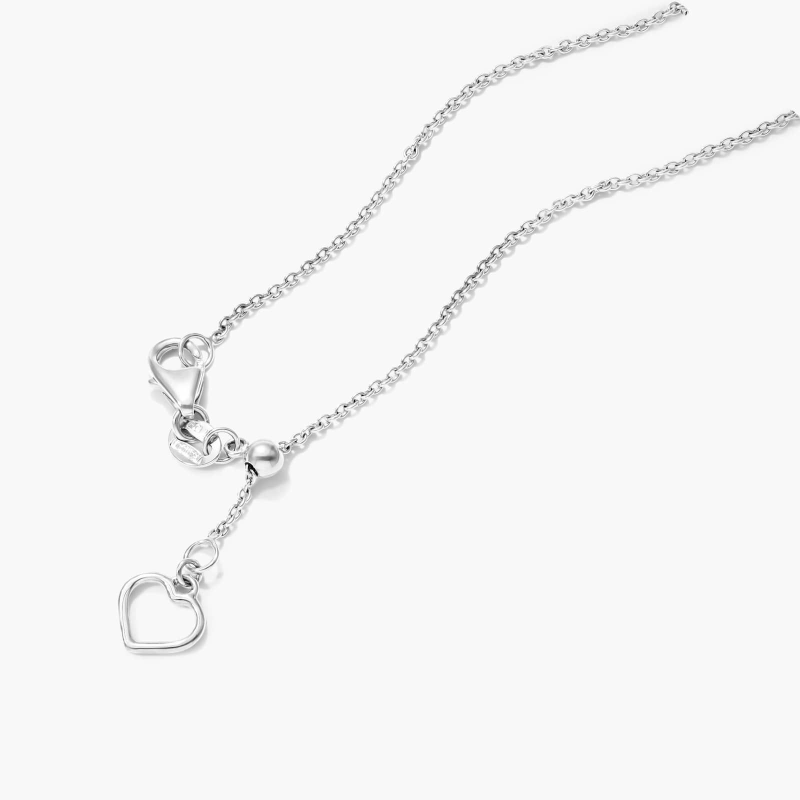 Cushion Halo Cluster Diamond Necklace In 14K White Gold By James Allen