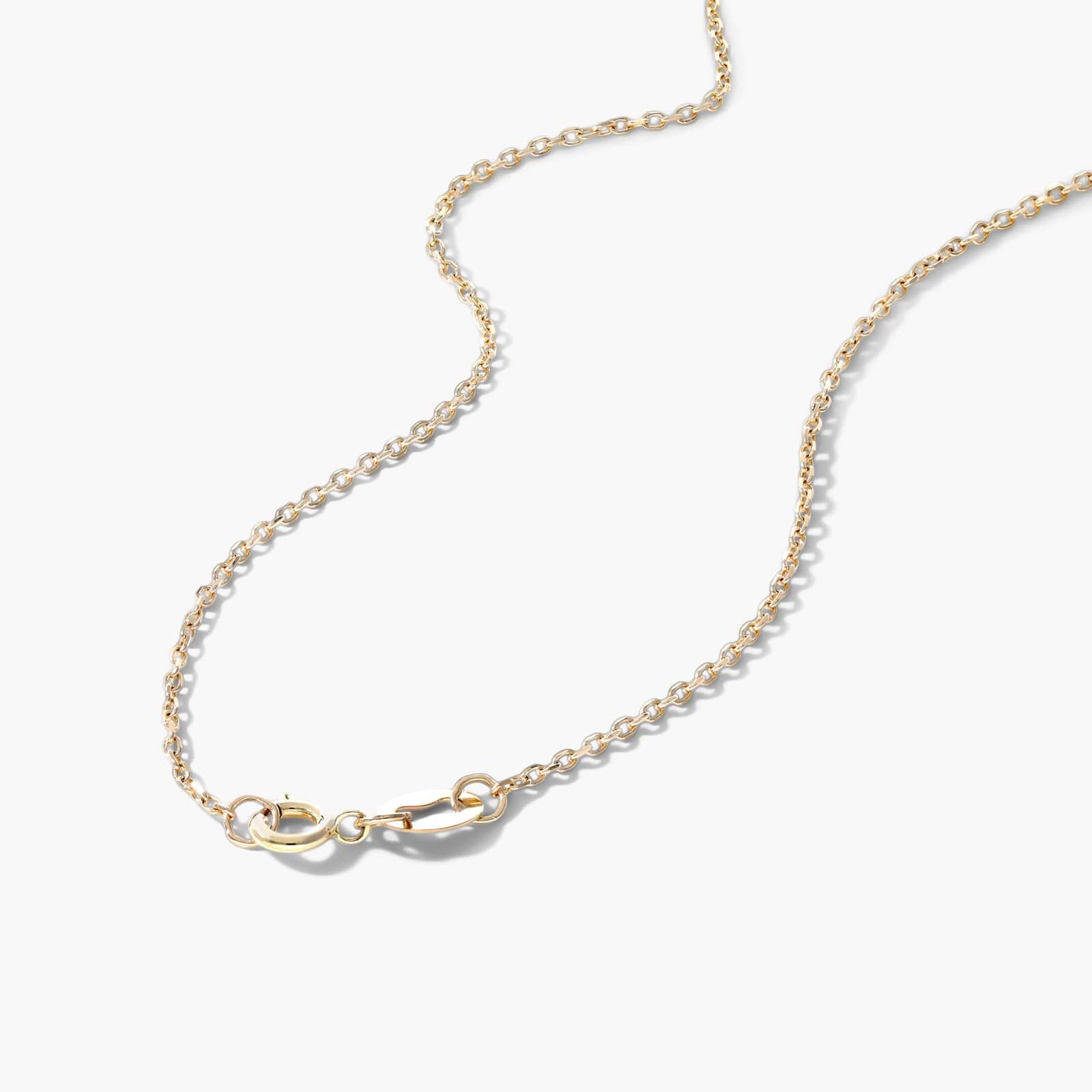 Sideways Cross Diamond Necklace In 14K Yellow Gold By James Allen