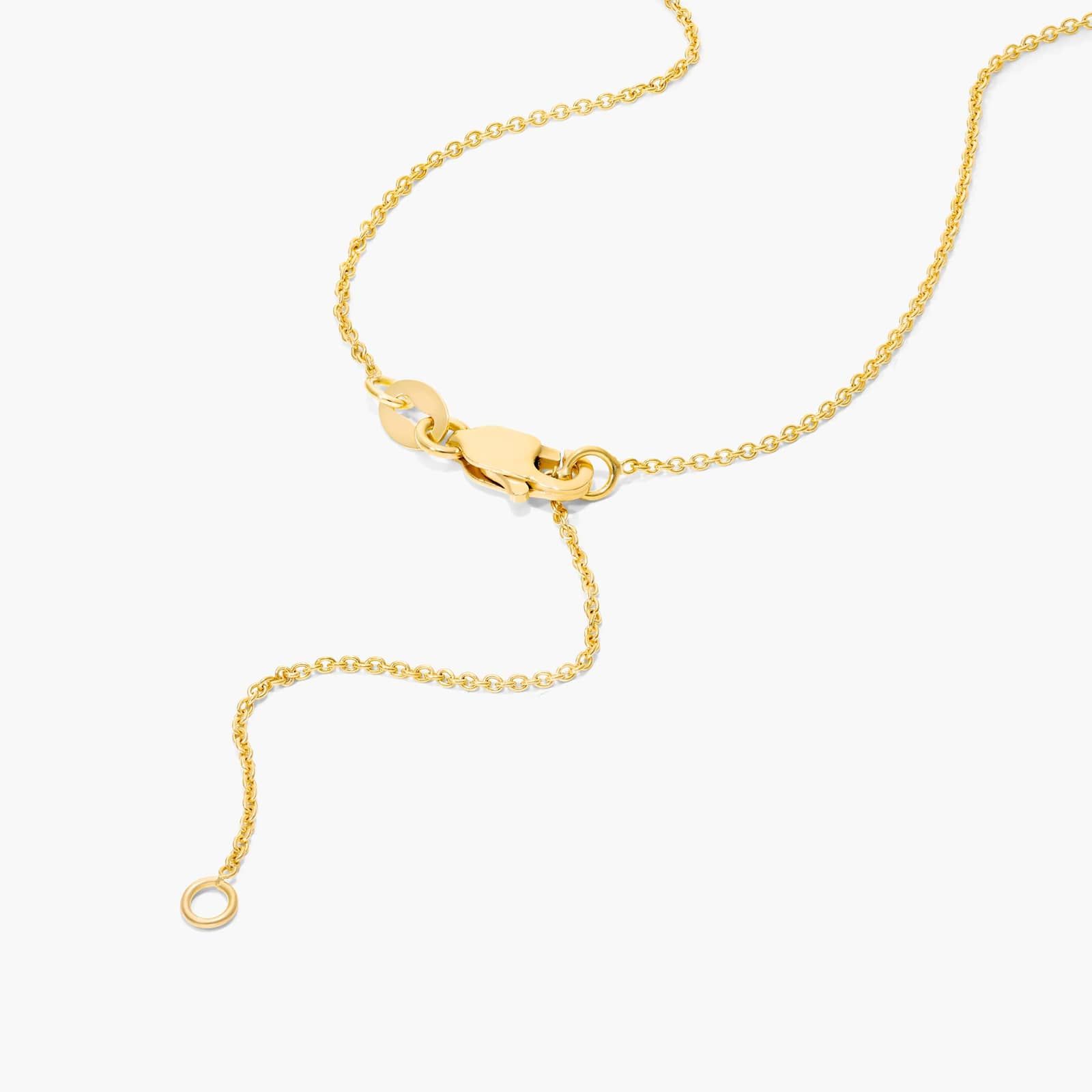 Diamond Pendant Necklace With Round Diamonds In 14K Yellow Gold By James Allen