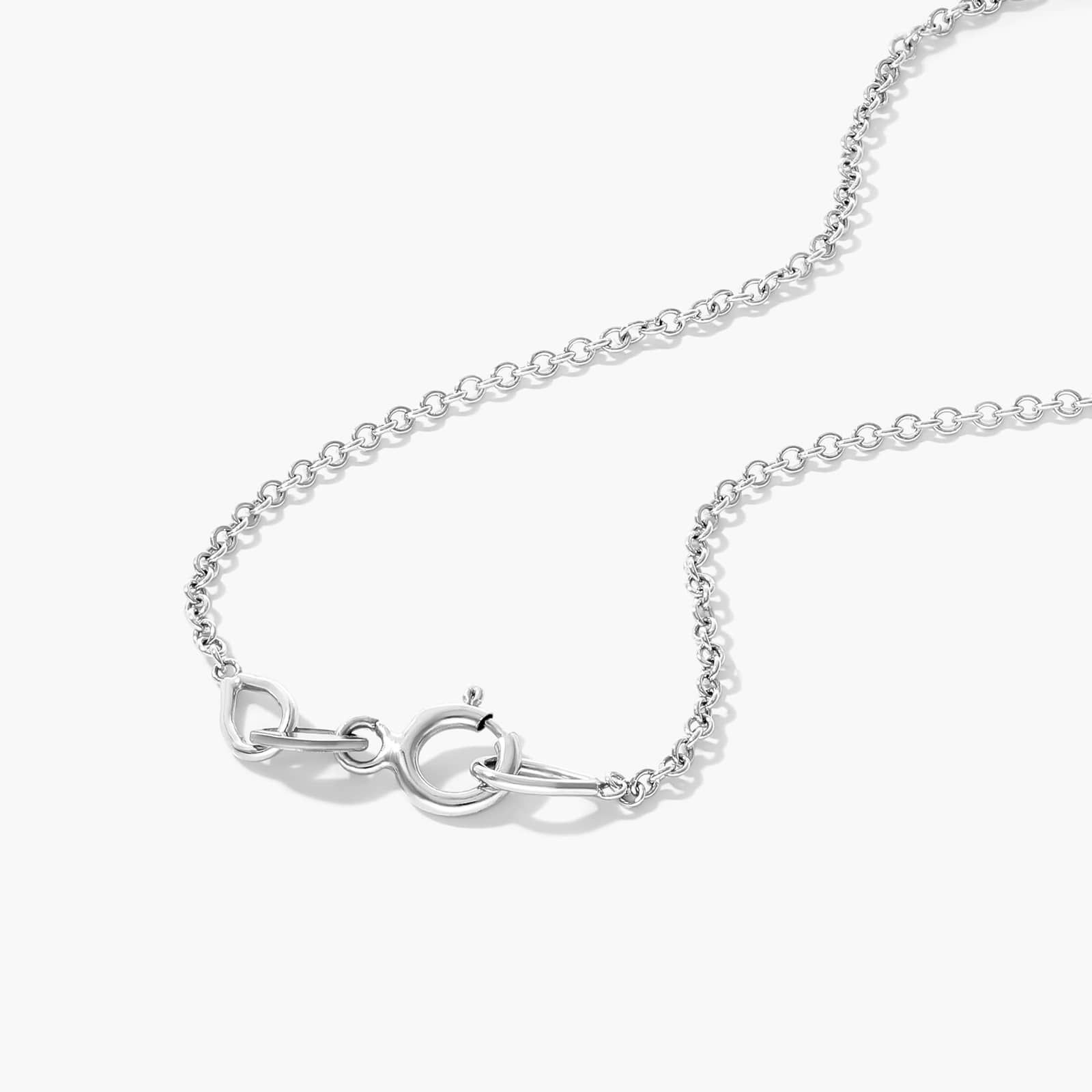 14K White Gold Tahitian Cultured Pearl Necklace (8.0-9.0mm) By James Allen