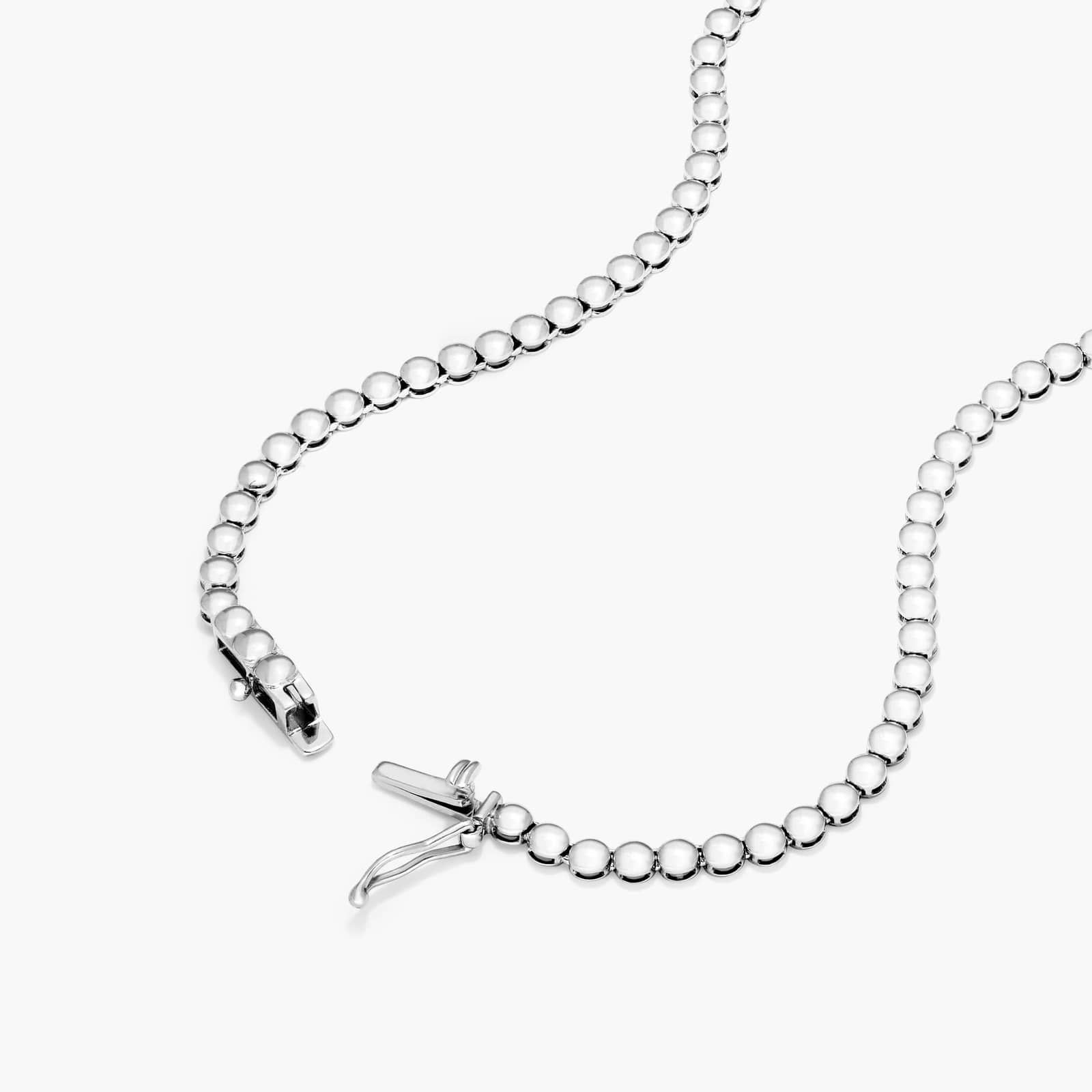 Lariat Diamond Necklace In 14K White Gold By James Allen