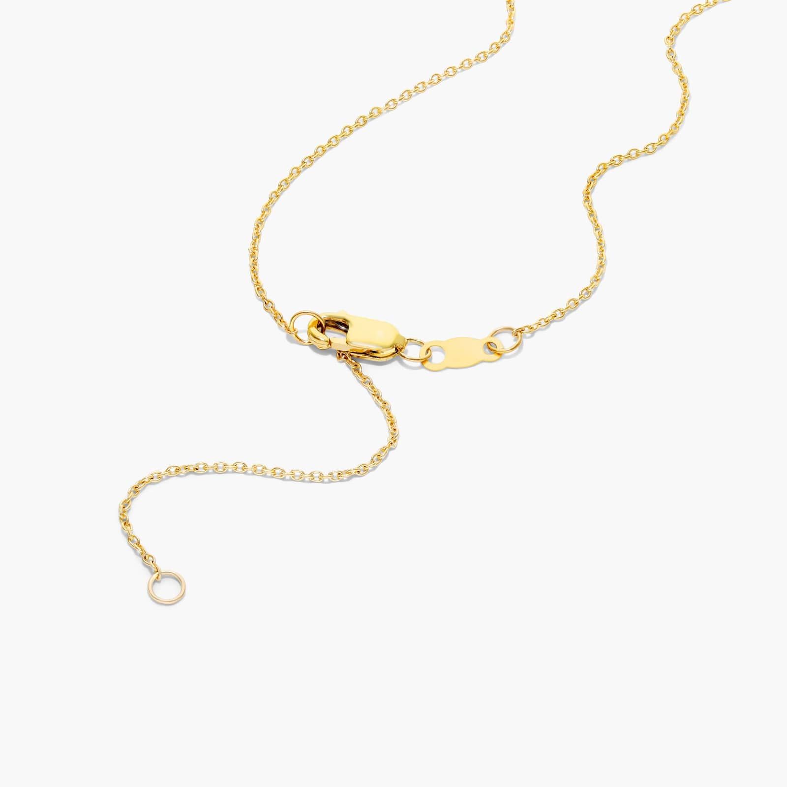 Open Circle Diamond Necklace In 14K Yellow Gold By James Allen