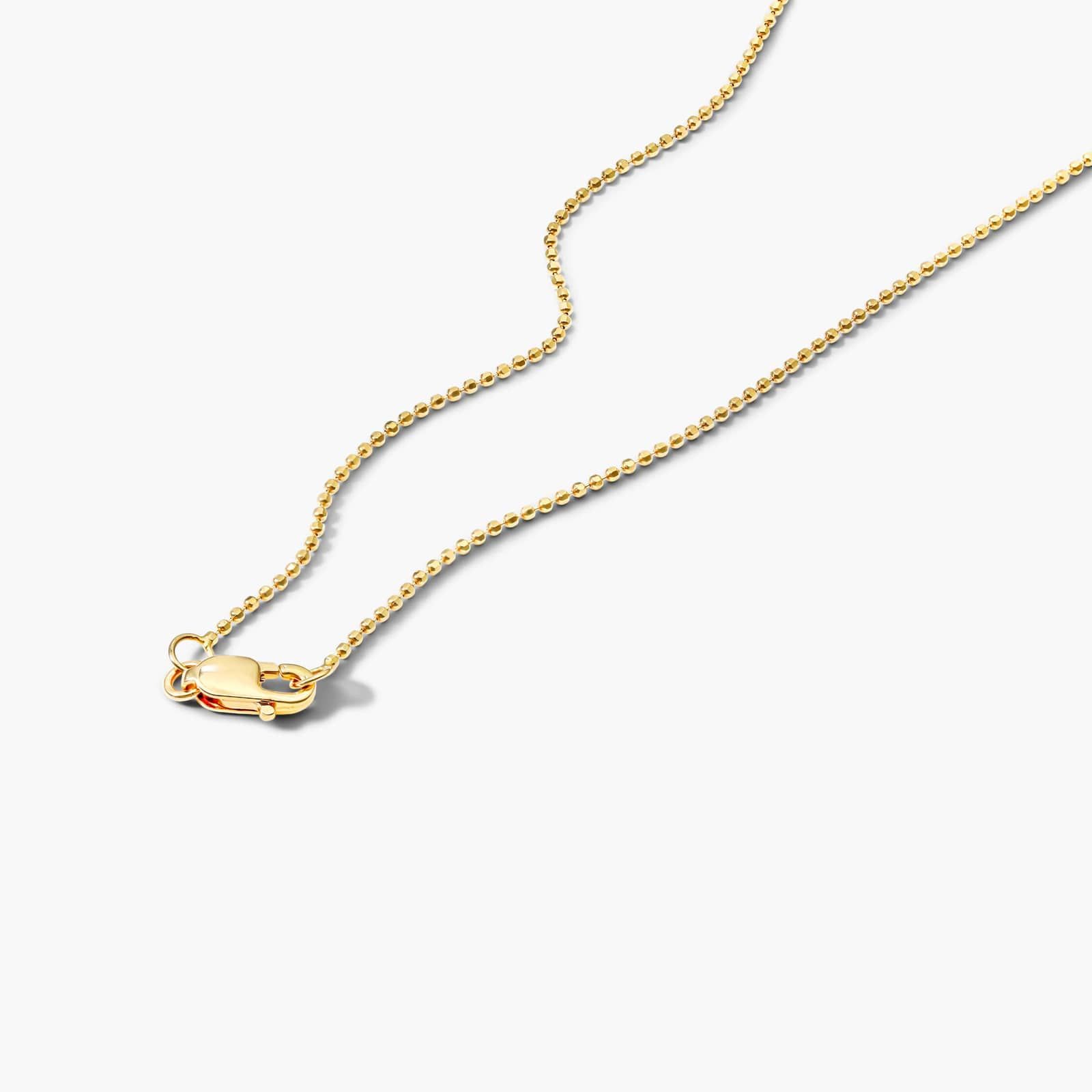 Five Pierced Diamond Specks Necklace In 14K Yellow Gold By James Allen