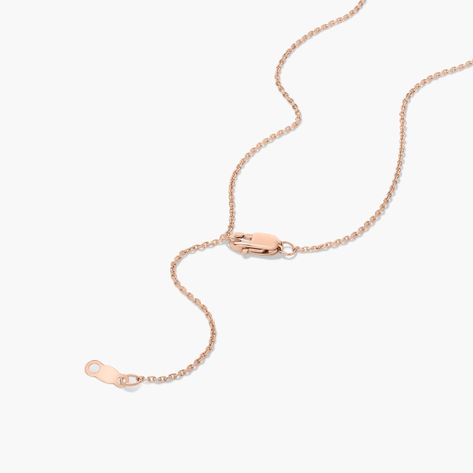 Toi Et Moi Pendant Necklace With Heart And Emerald Cut Lab-Grown Diamonds In 14K Rose Gold By James Allen
