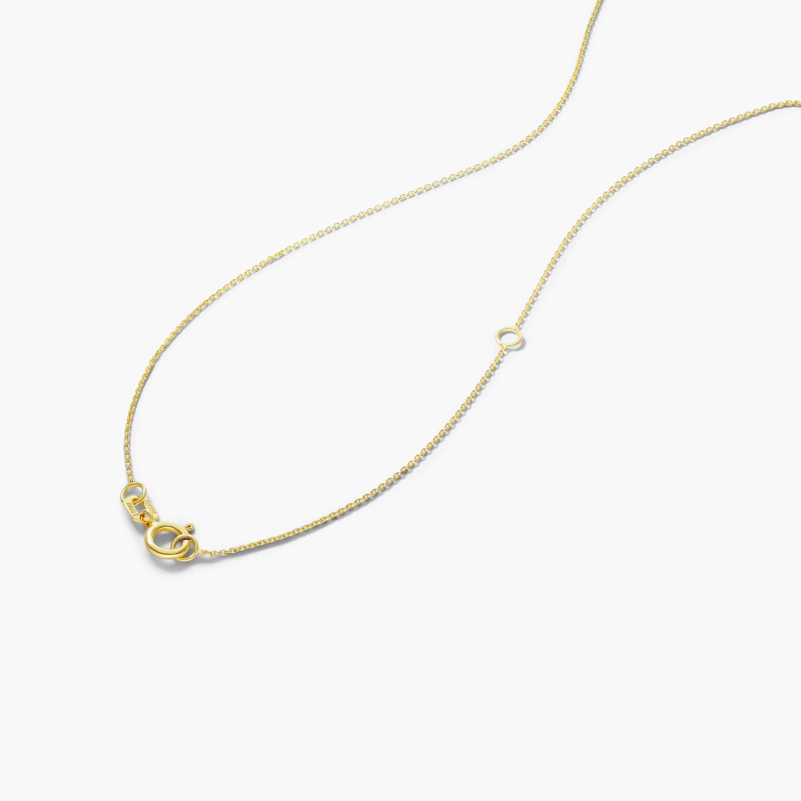 14K Yellow Gold Classical Amethyst and Diamond Necklace By James Allen