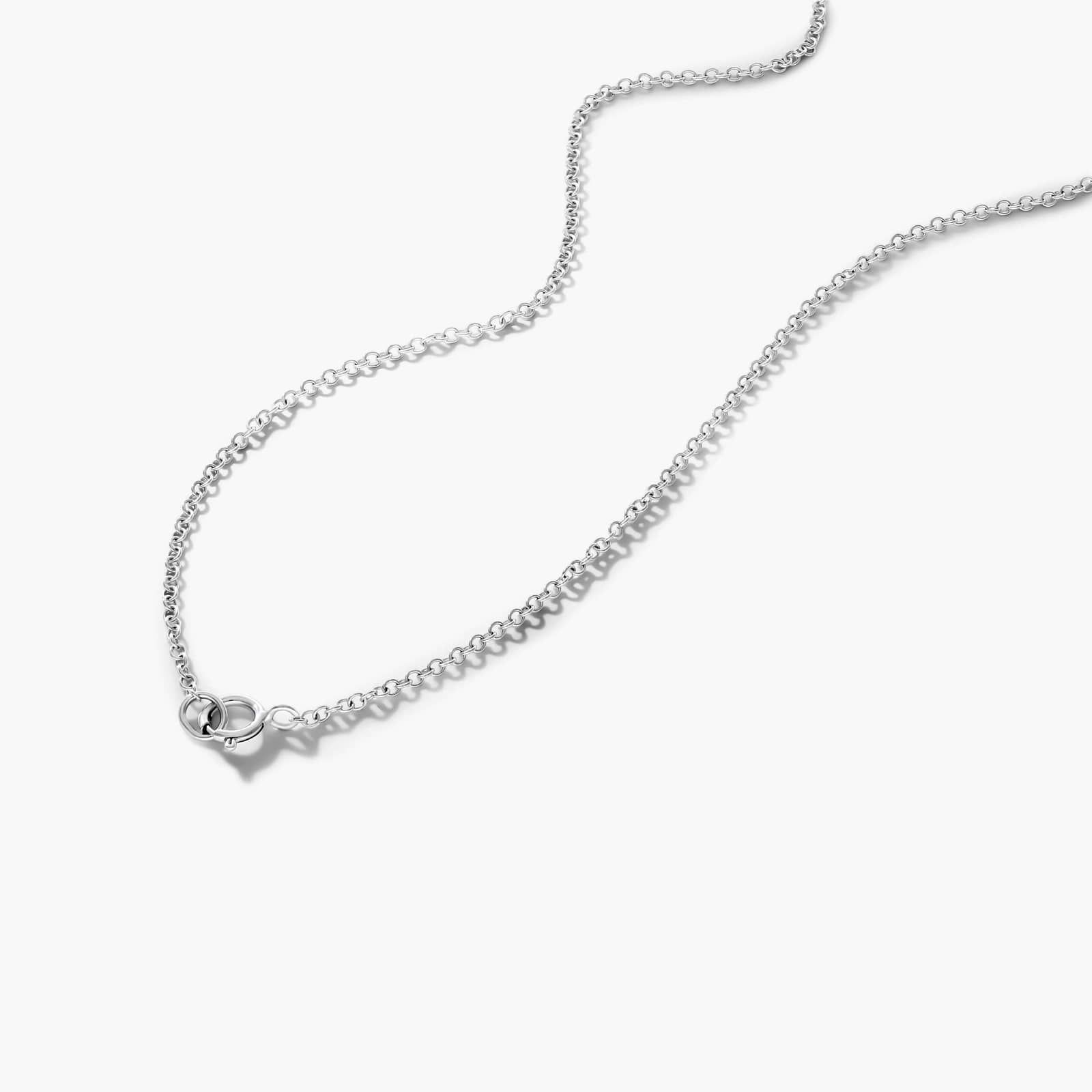 14K White Gold Marquise Sapphire and Diamond Pendant By James Allen