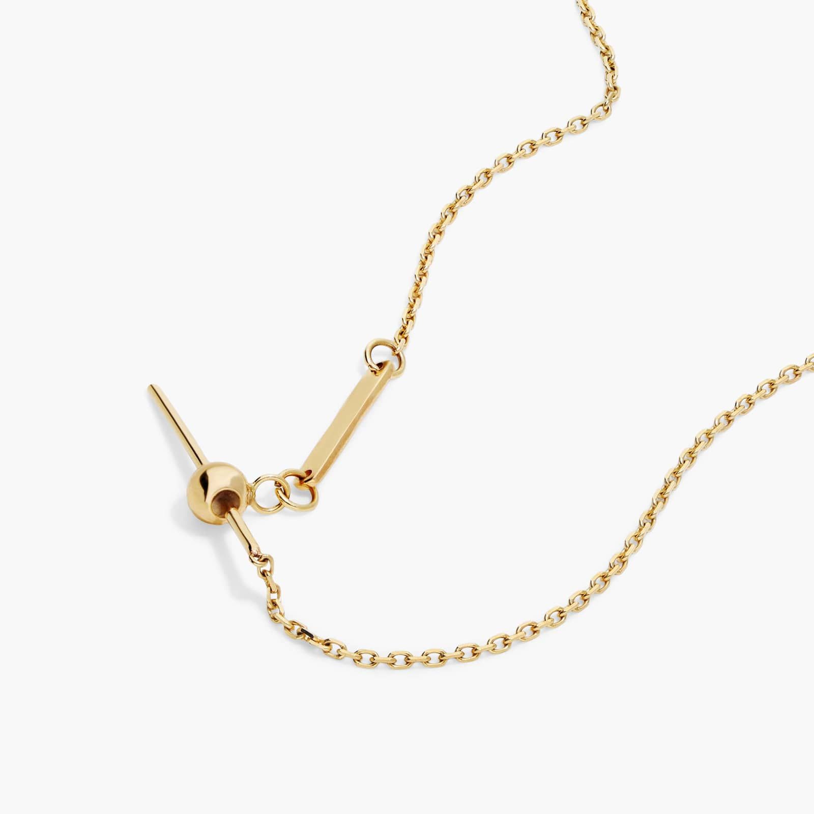 14K Yellow Gold Silicone Bead Slider Charm Chain By James Allen