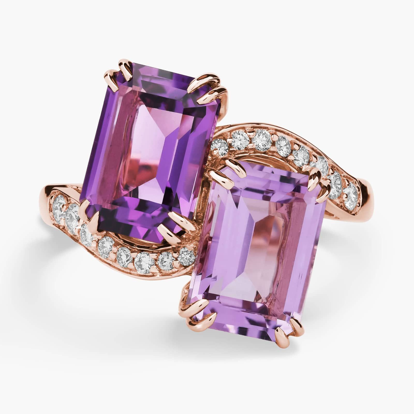 Eve Amethyst Ring~Emerald Cut Amethyst~Birthstone Ring~Gift for Her~Precious Stone Ring~Emerald Cut Ring~Octagon cheapest Stone Ring~Birthday Gift