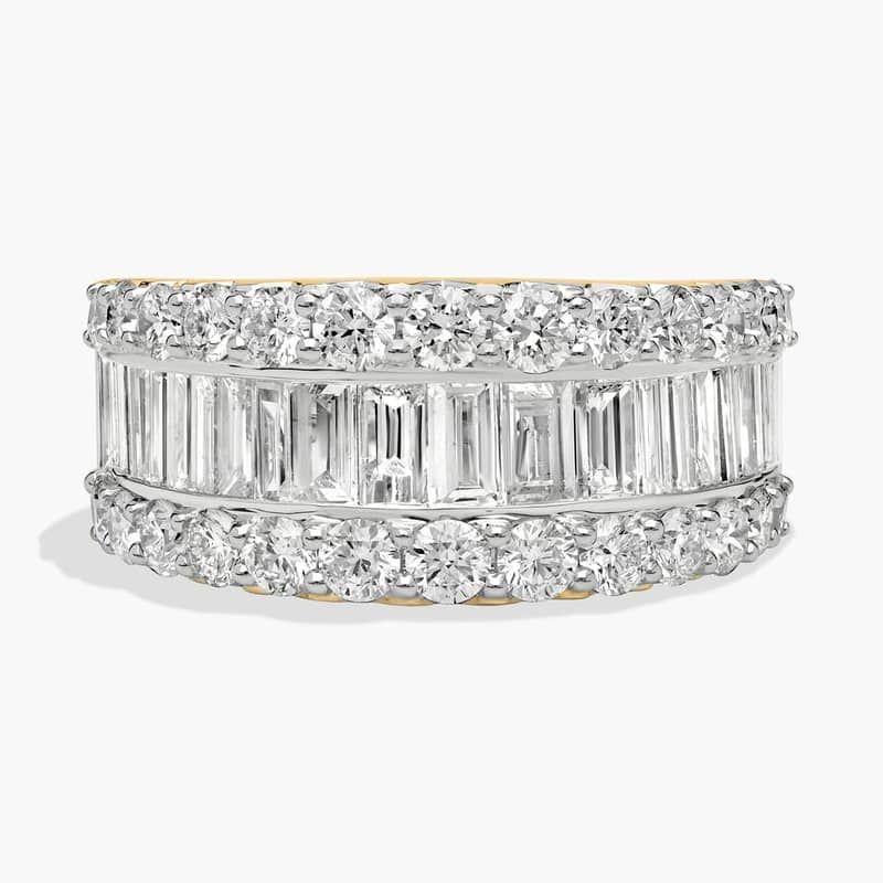 Baguette Diamond Channel Ring In 14K Yellow Gold (3 Ct. Tw.)