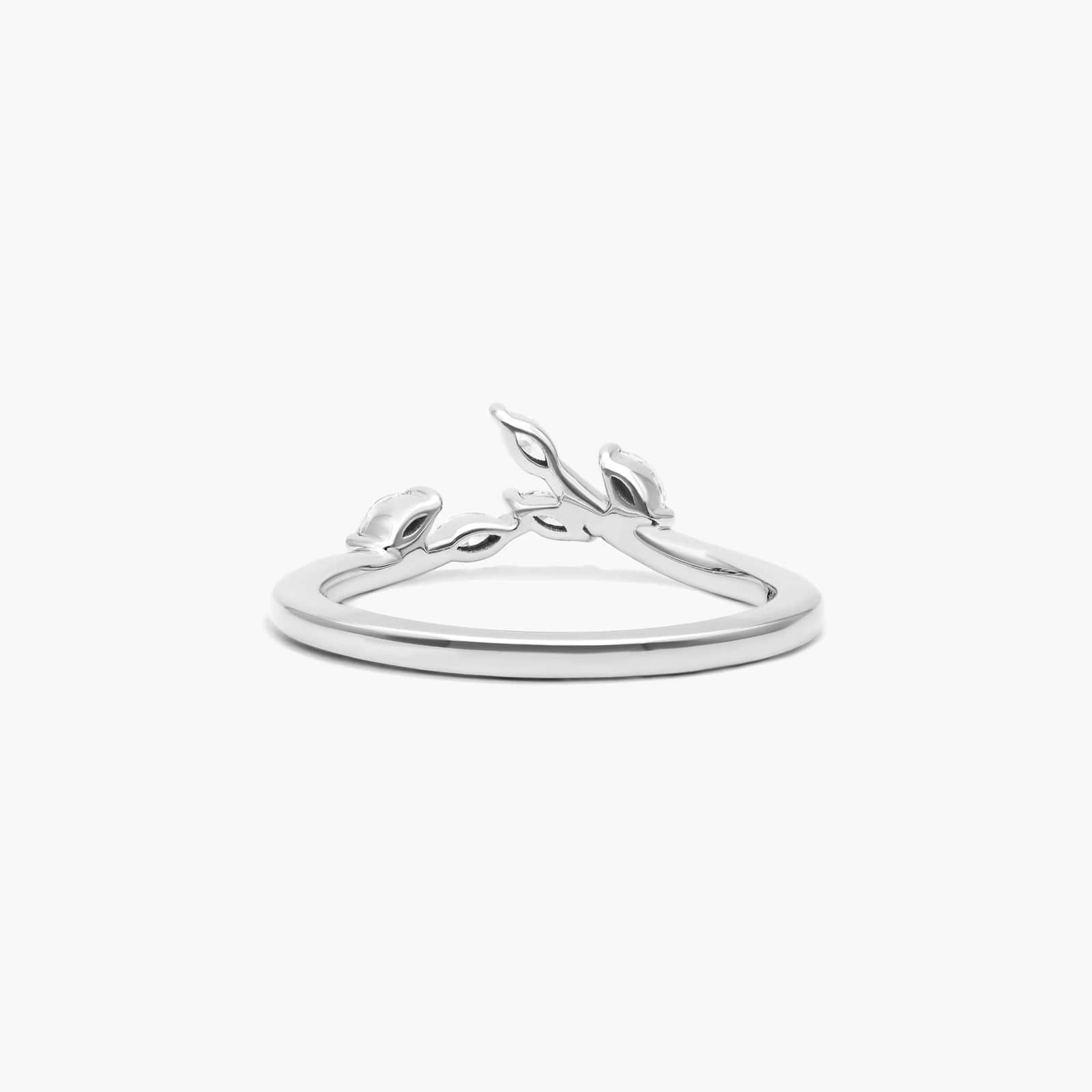Blooming Leaves Lab-Grown Diamond Ring In 14K White Gold By James Allen