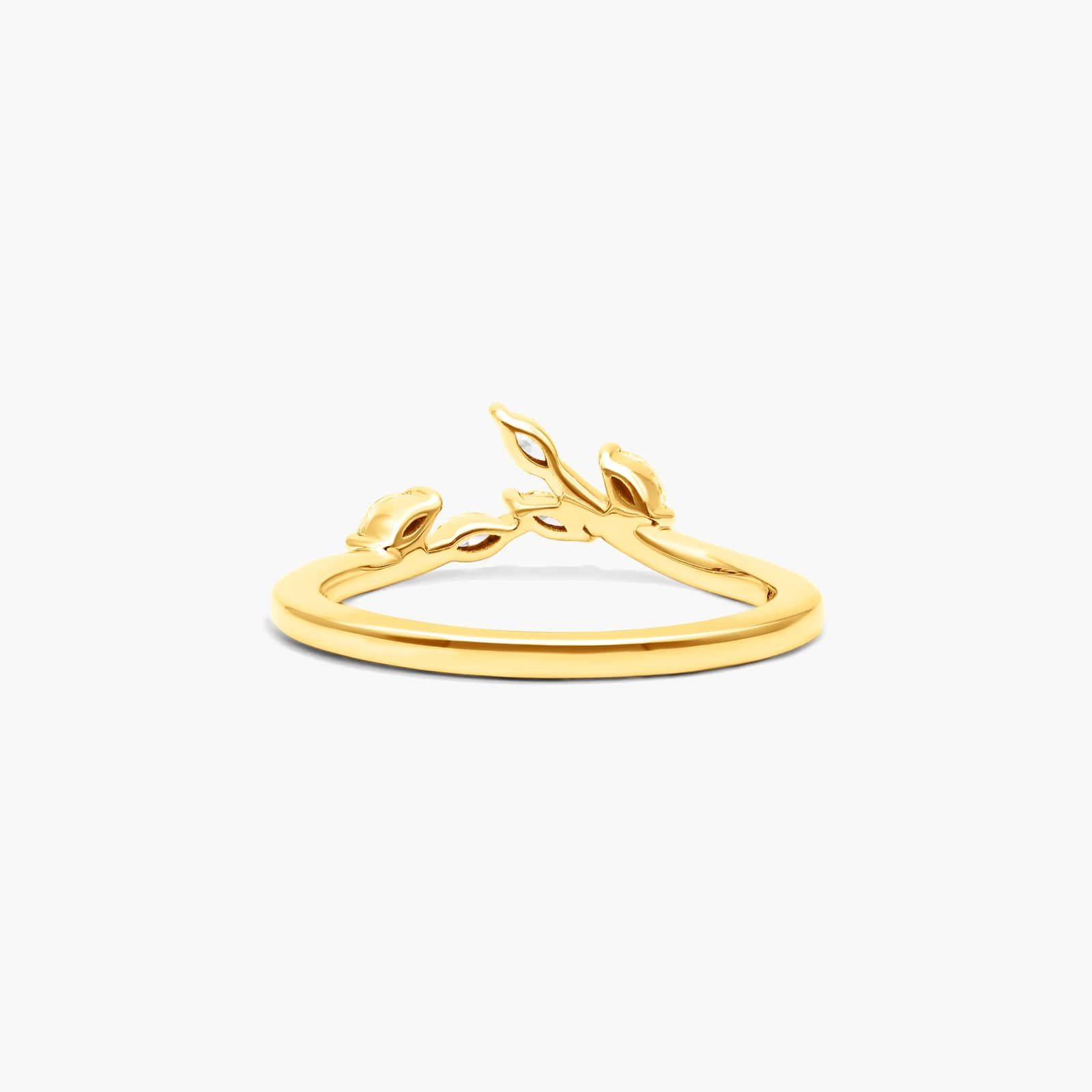 Blooming Leaves Lab-Grown Diamond Ring In 14K Yellow Gold By James Allen