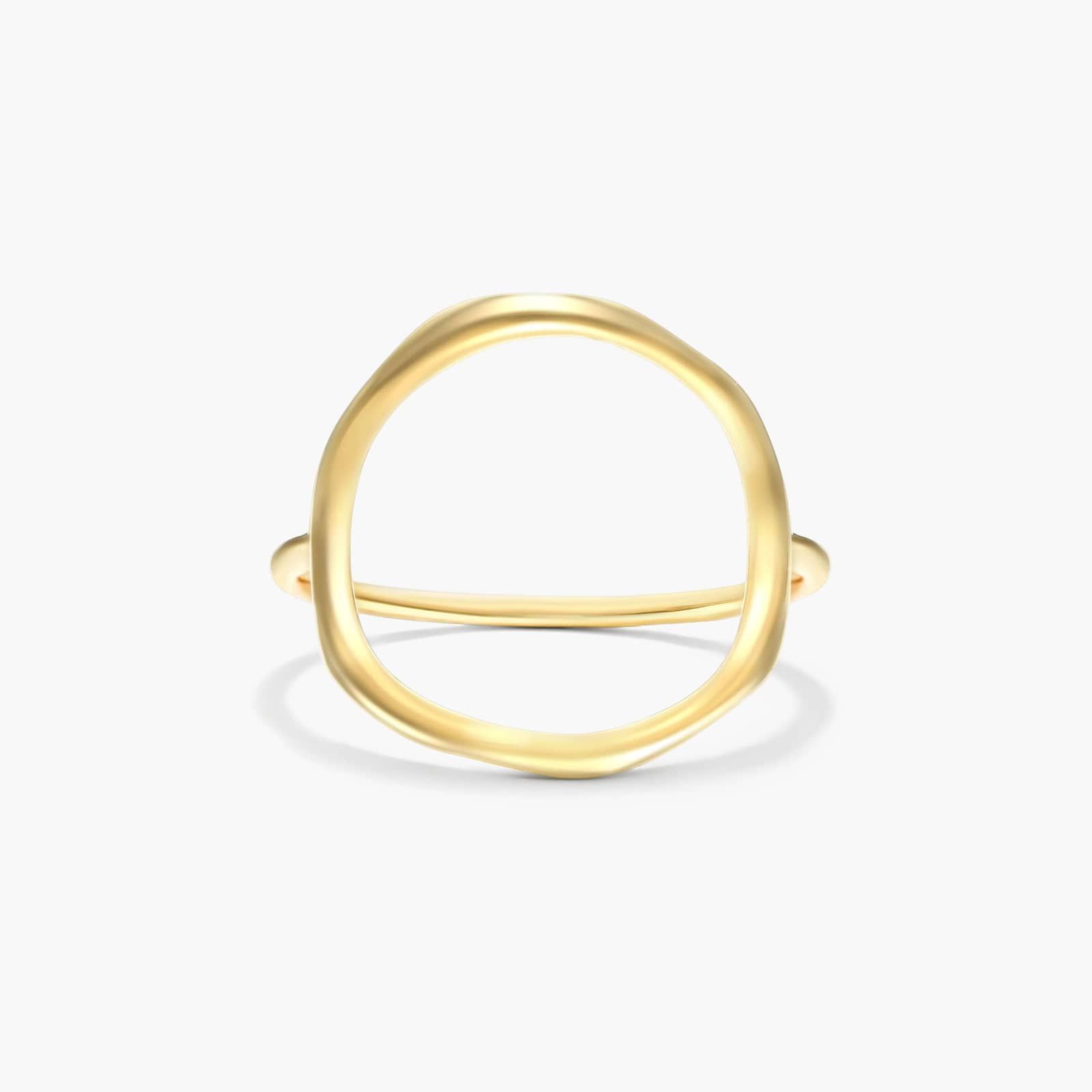 Open Circle Ring In 14K Yellow Gold By James Allen