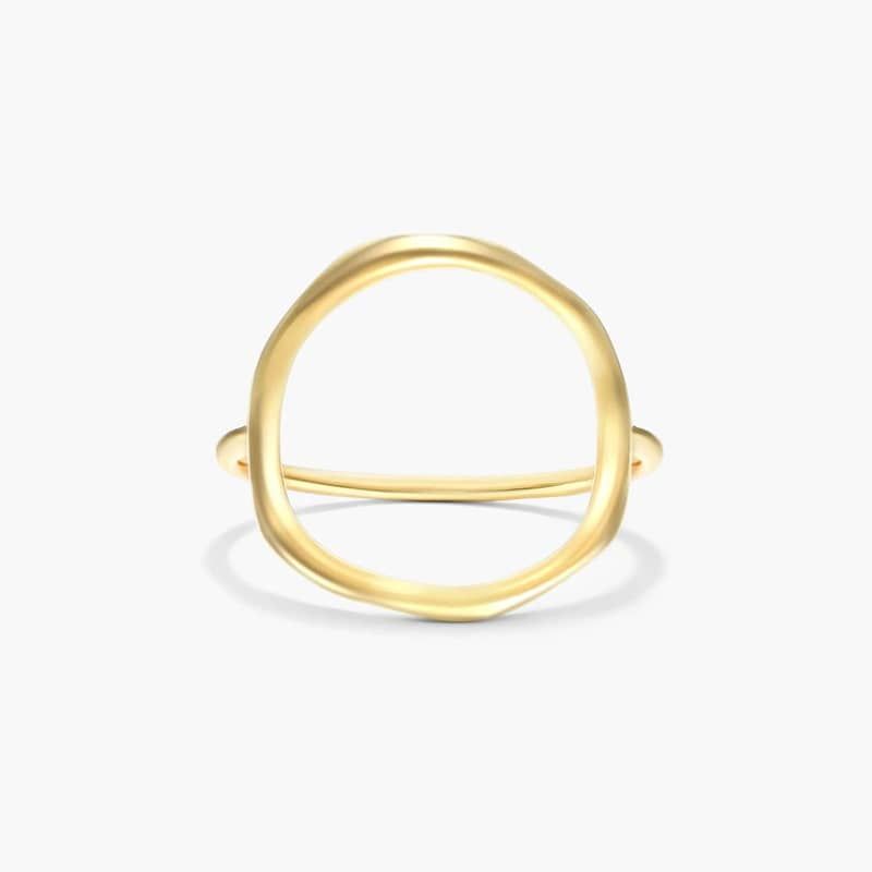 Open Circle Ring In 14K Yellow Gold By James Allen