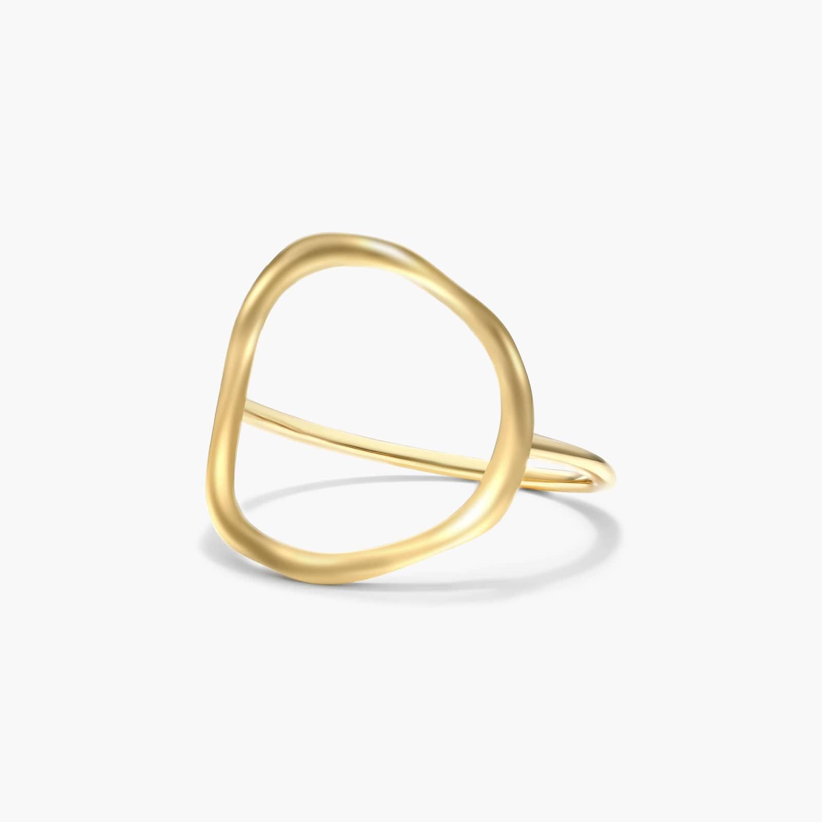 Open Circle Ring In 14K Yellow Gold By James Allen