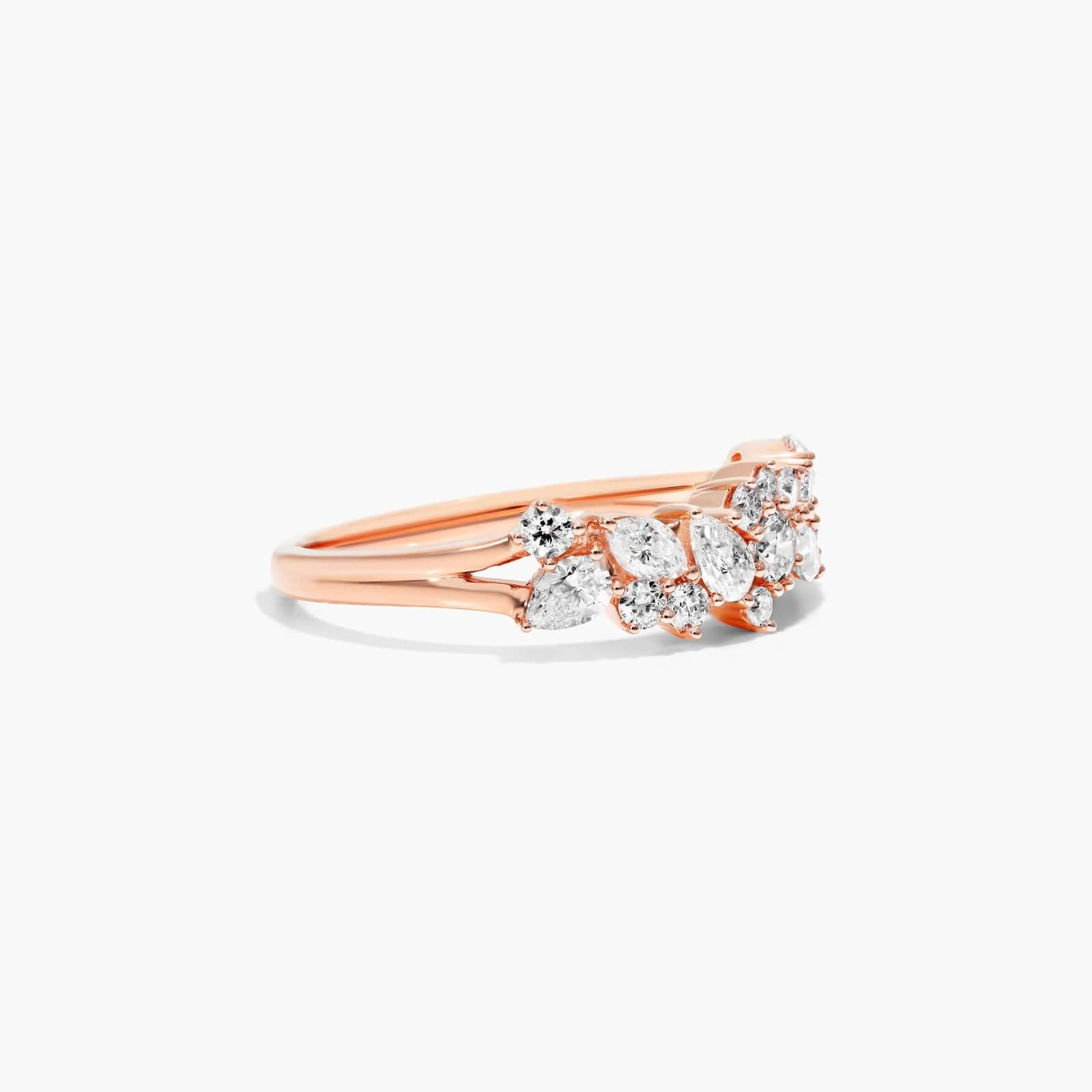 Whimsical Scatter Diamond Ring In 14K Rose Gold By James Allen