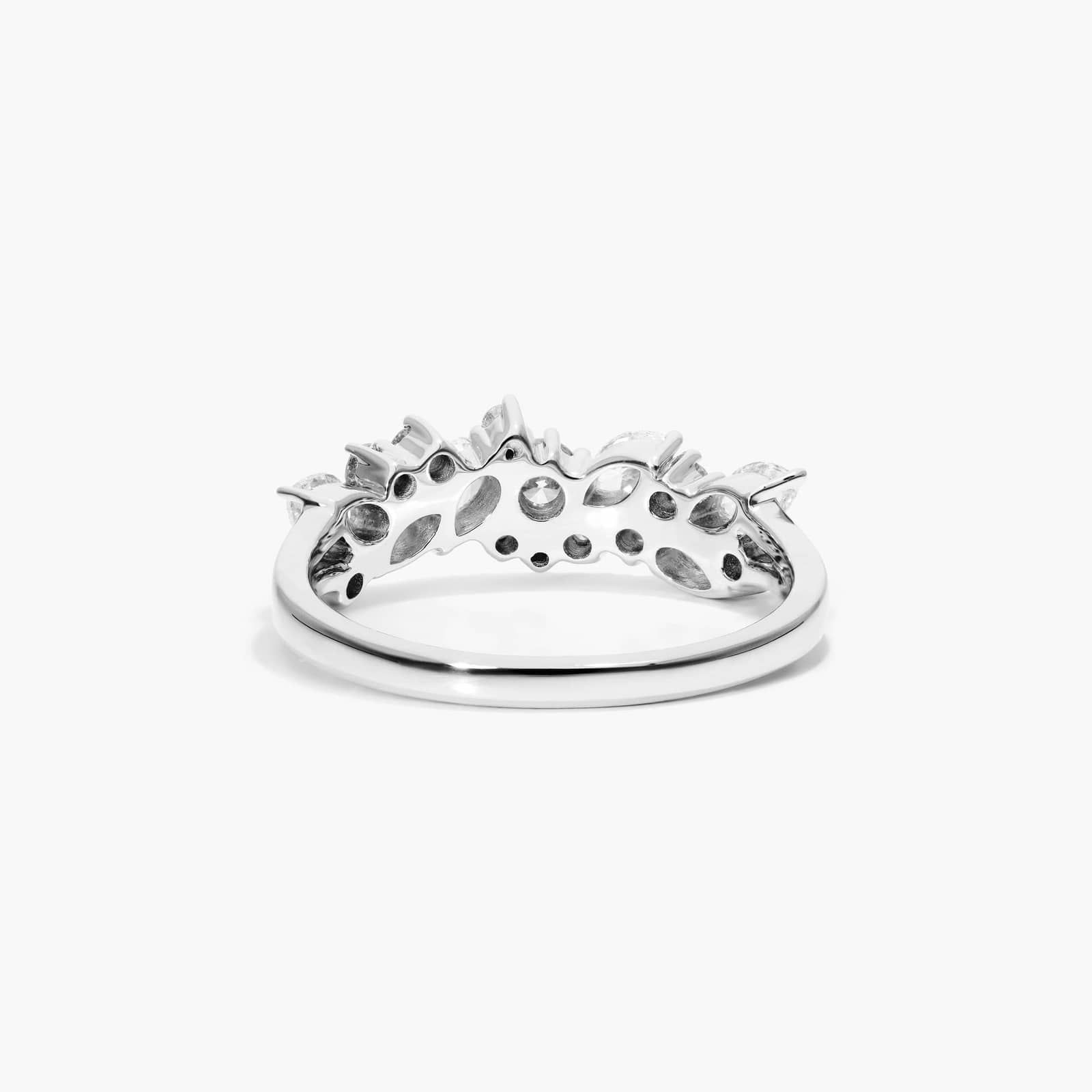 Whimsical Scatter Diamond Ring In 14K White Gold By James Allen